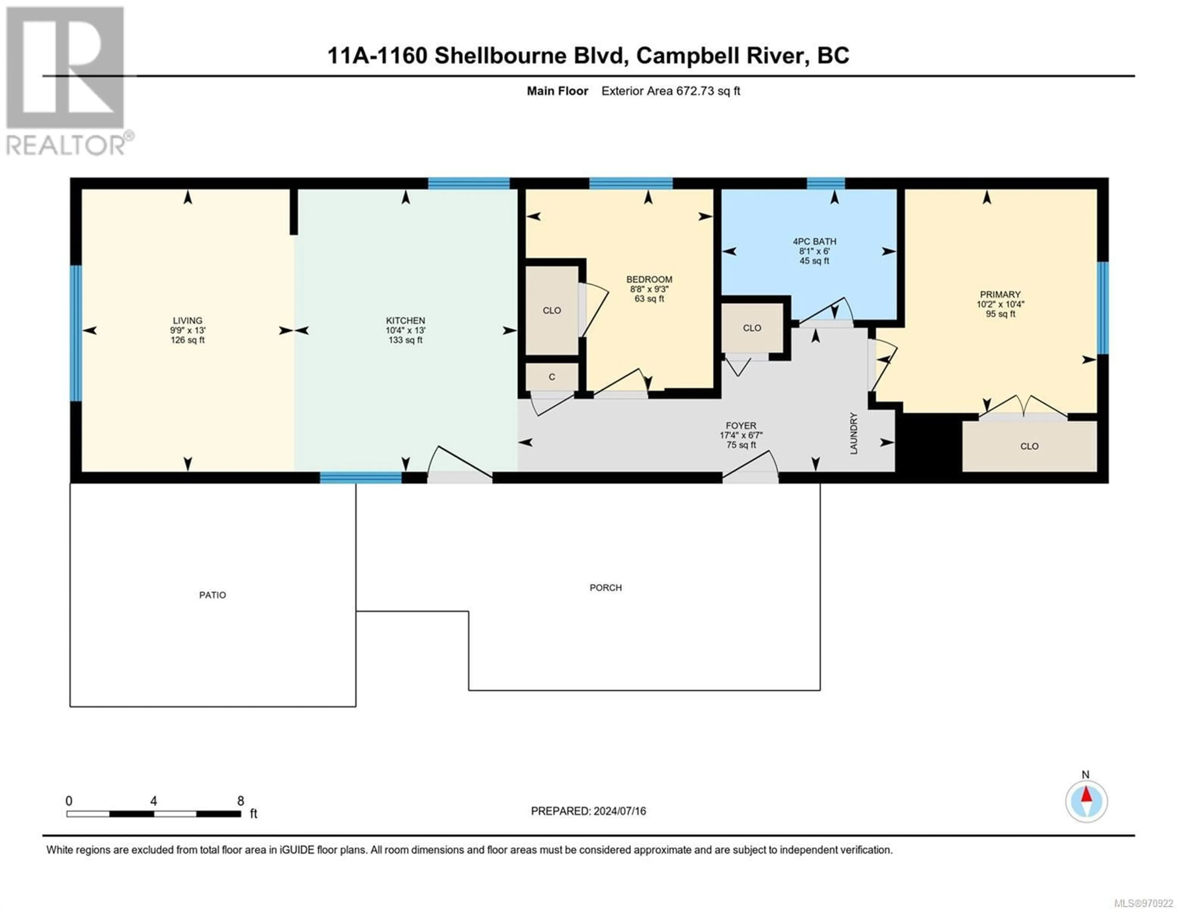 Floor plan for 11A 1160 Shellbourne Blvd, Campbell River British Columbia V9W5G5
