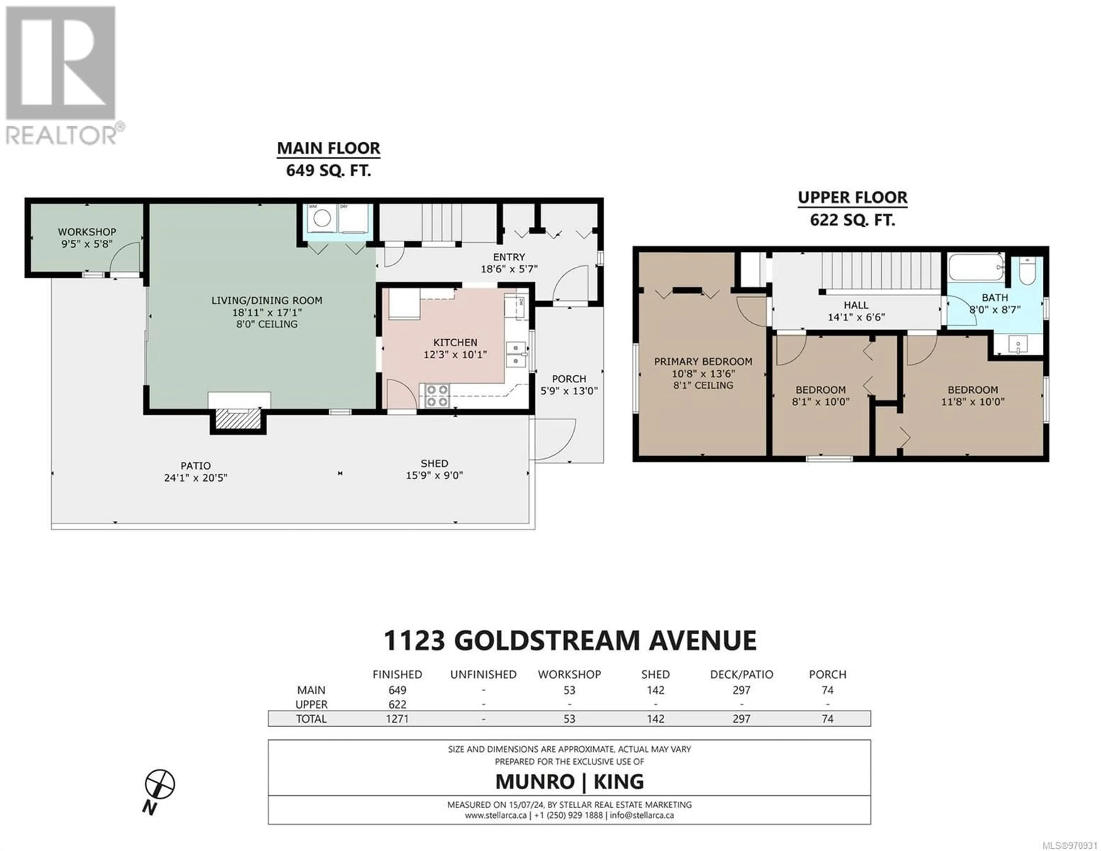 Floor plan for 1123 Goldstream Ave, Langford British Columbia V9B2Y9