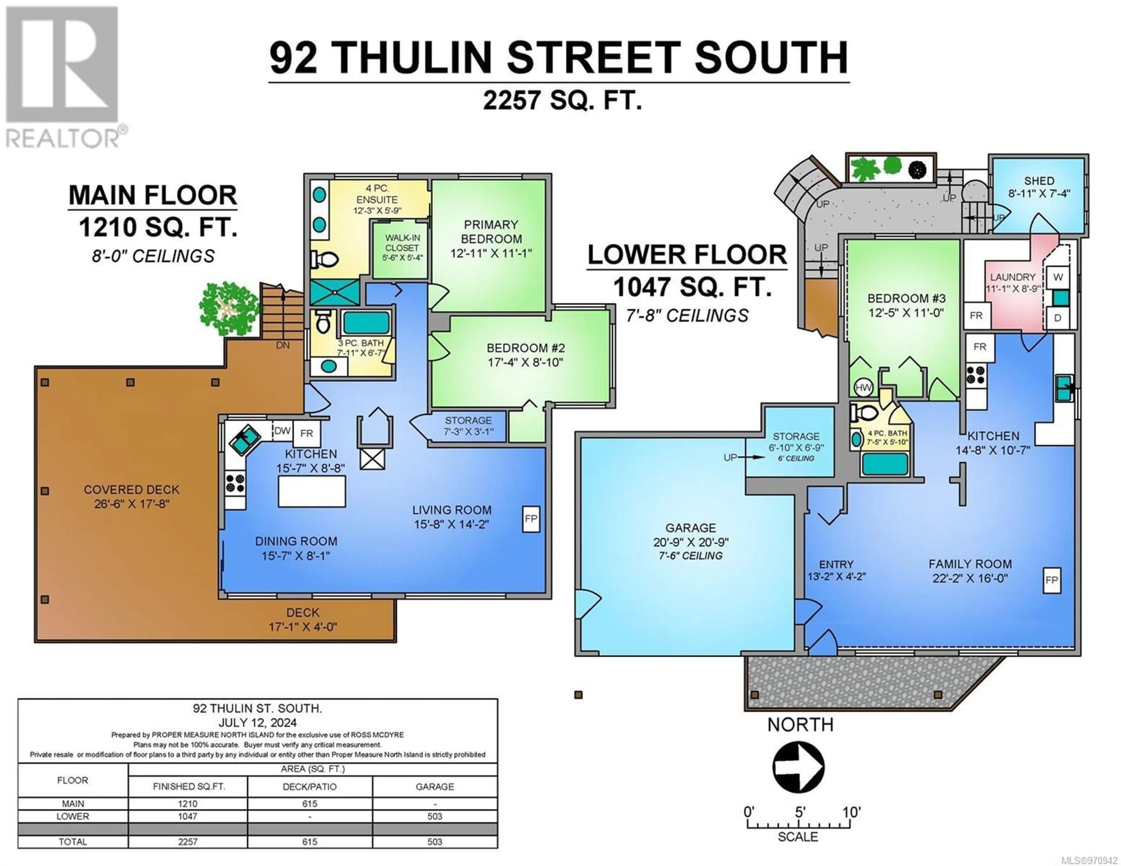 Floor plan for 92 Thulin St S, Campbell River British Columbia V9W2J7