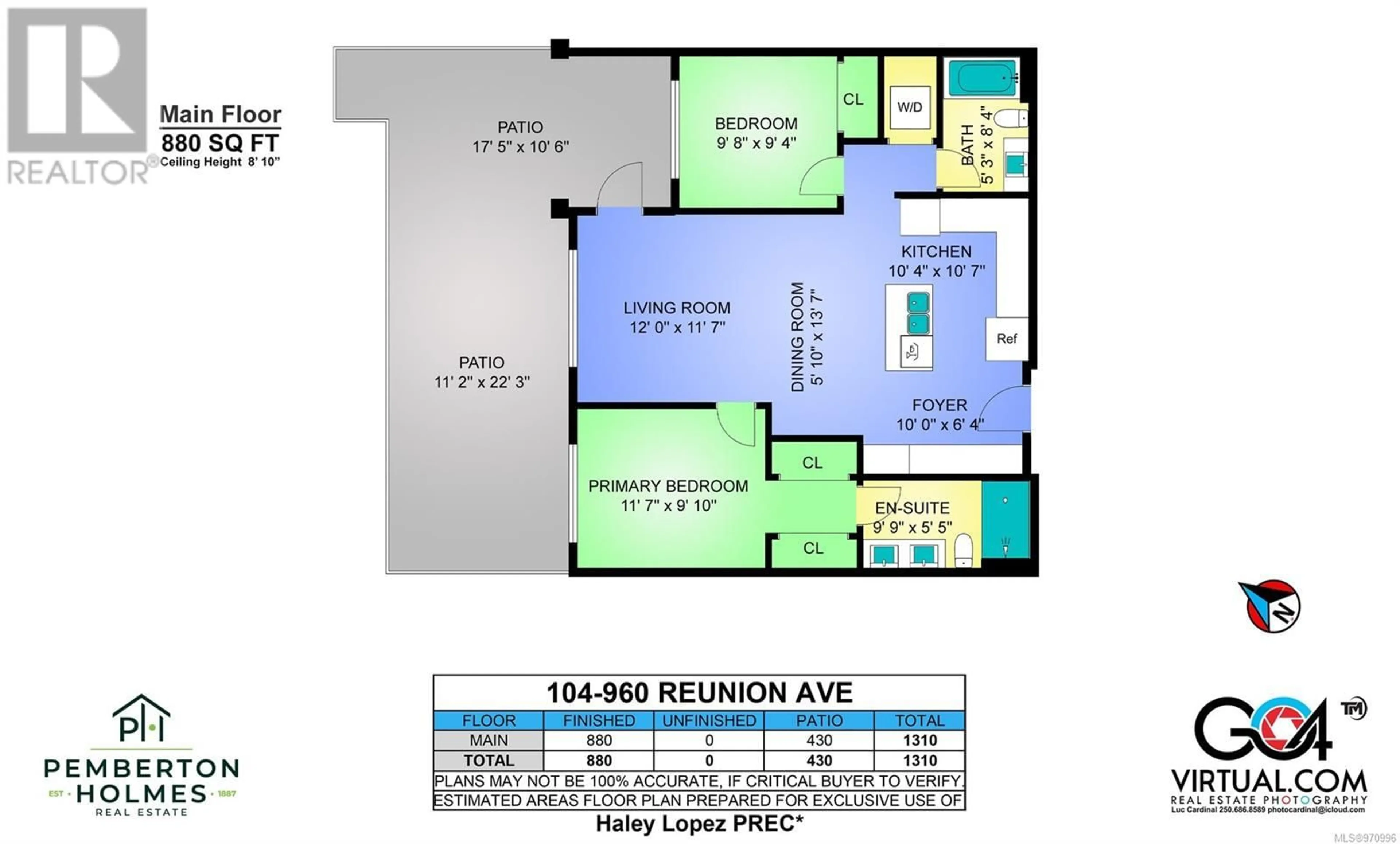 Floor plan for 104 960 Reunion Ave, Langford British Columbia V9B0W5