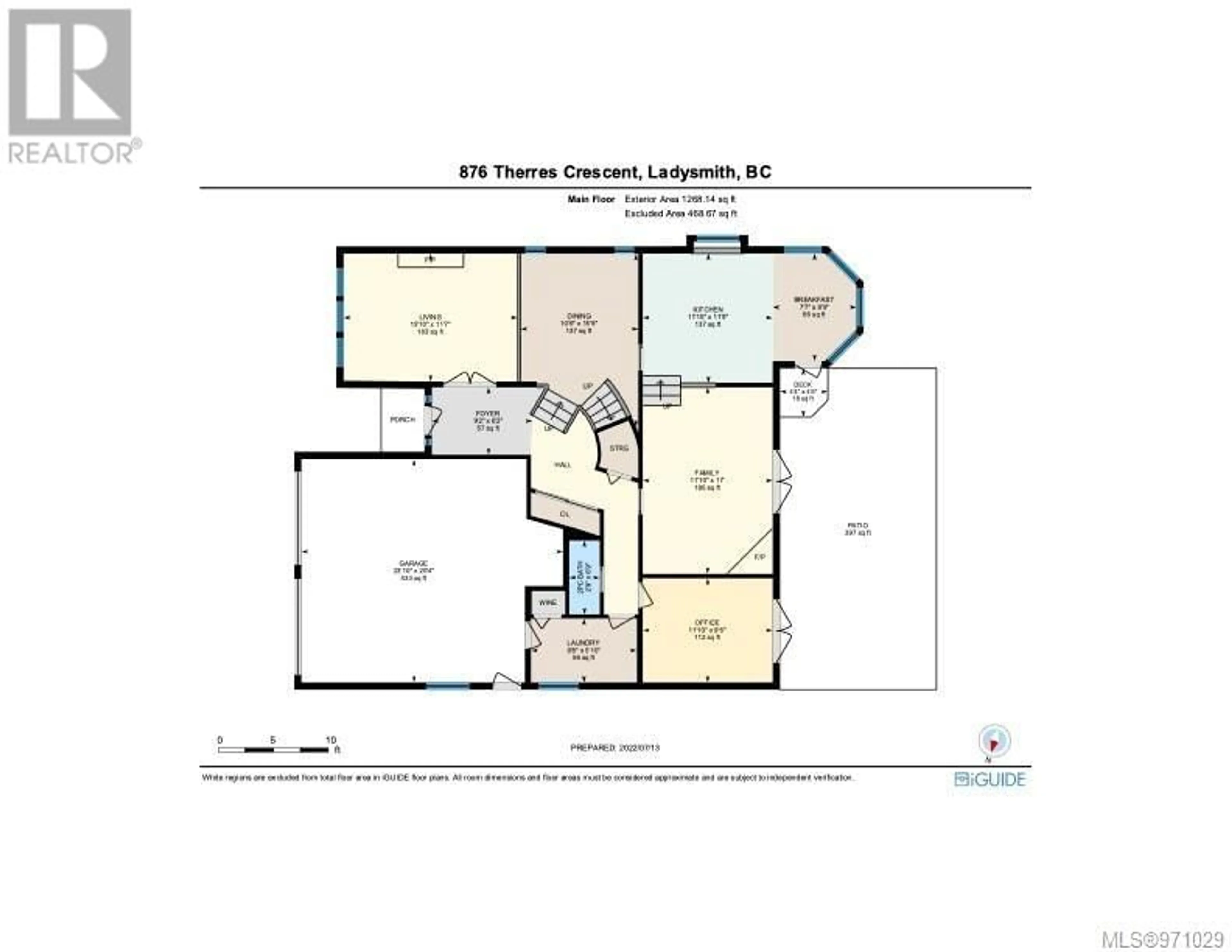 Floor plan for 876 Therres Cres, Ladysmith British Columbia V9G1N5