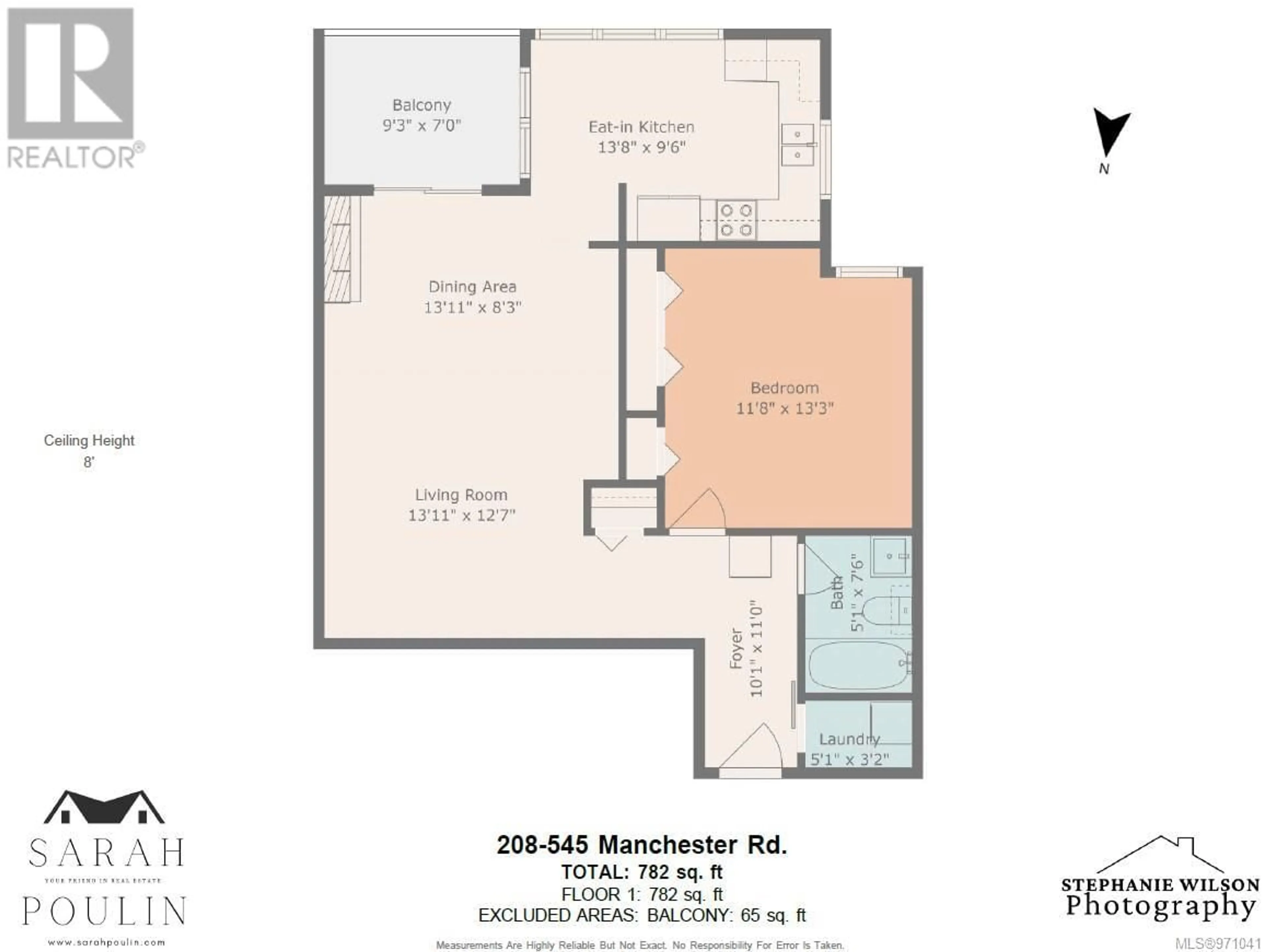 Floor plan for 208 545 Manchester Rd, Victoria British Columbia V8T5H6