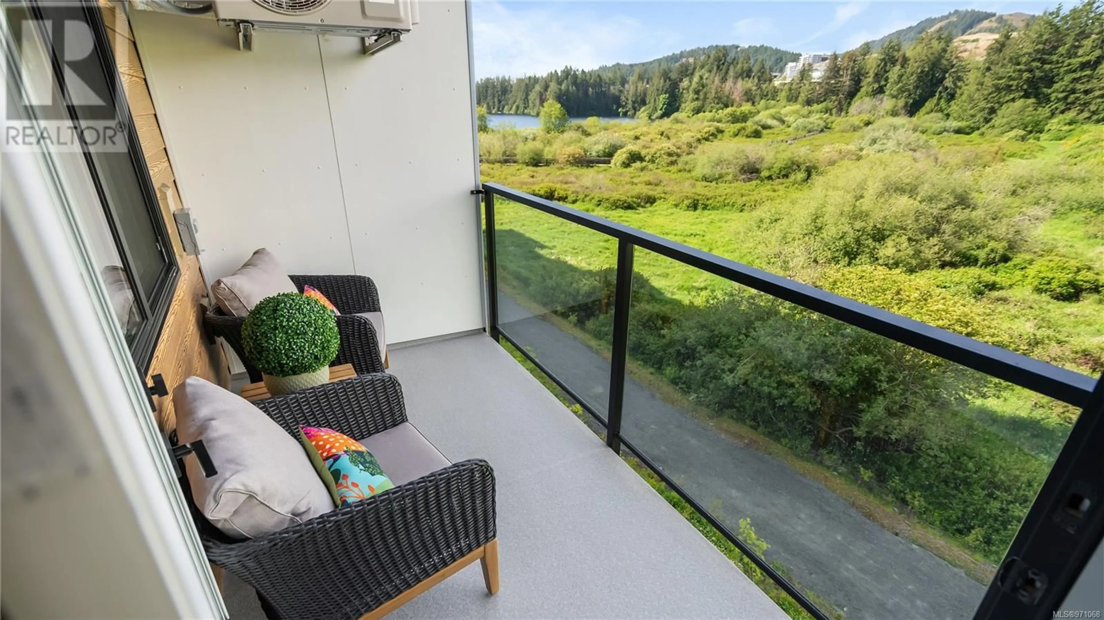 Balcony in the apartment for 514 1371 Goldstream Ave, Langford British Columbia V9B7B7
