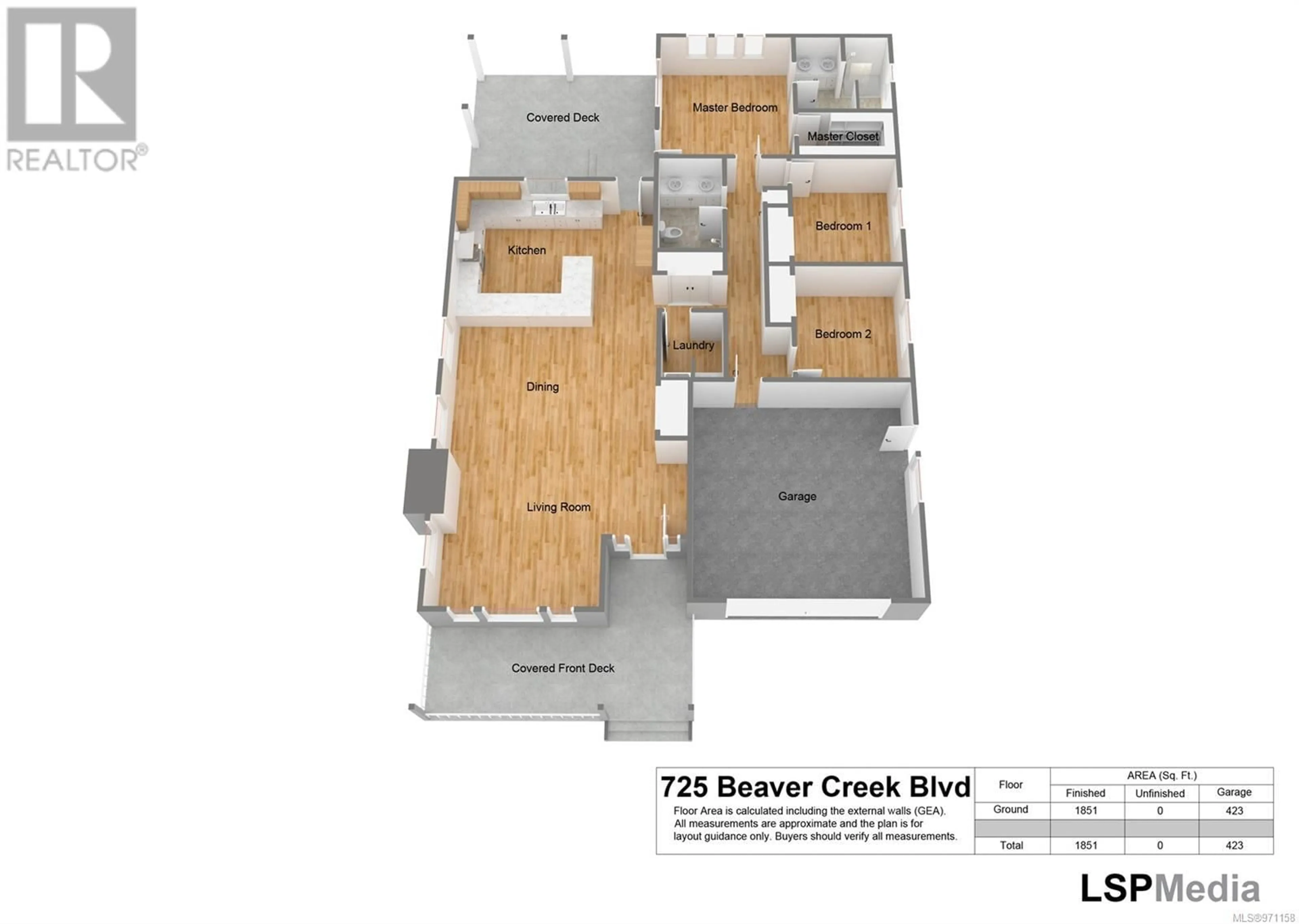 Floor plan for 725 Beaver Creek Blvd, Campbell River British Columbia V9H0E5