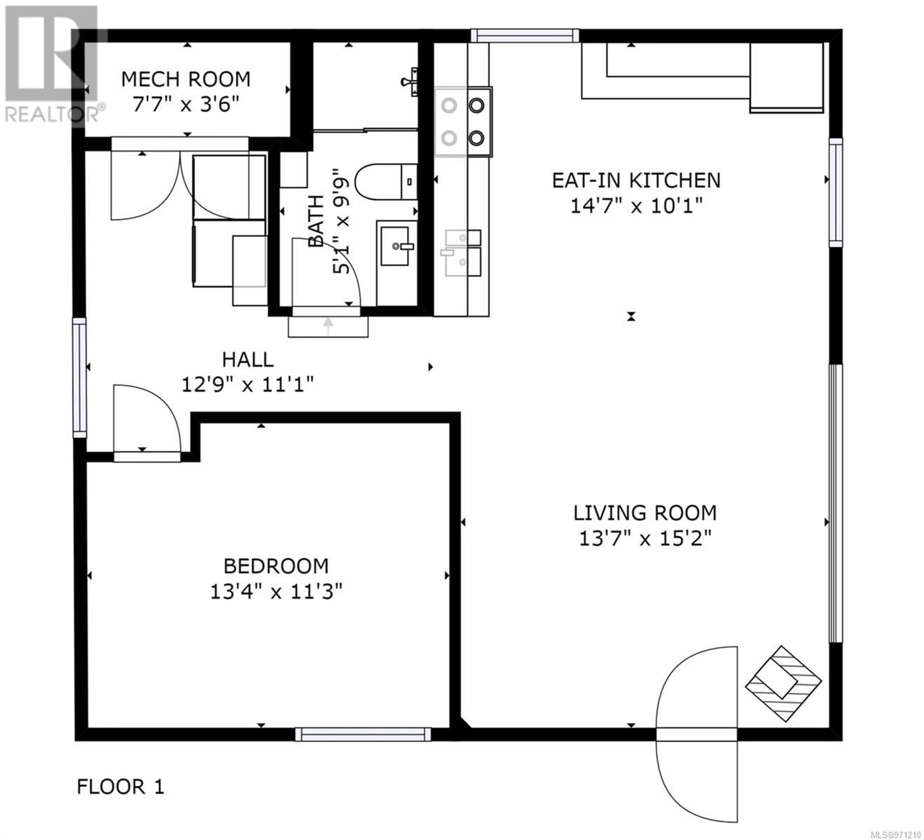 Floor plan for 661 Dogwood Cres, Gabriola Island British Columbia V0R1X4