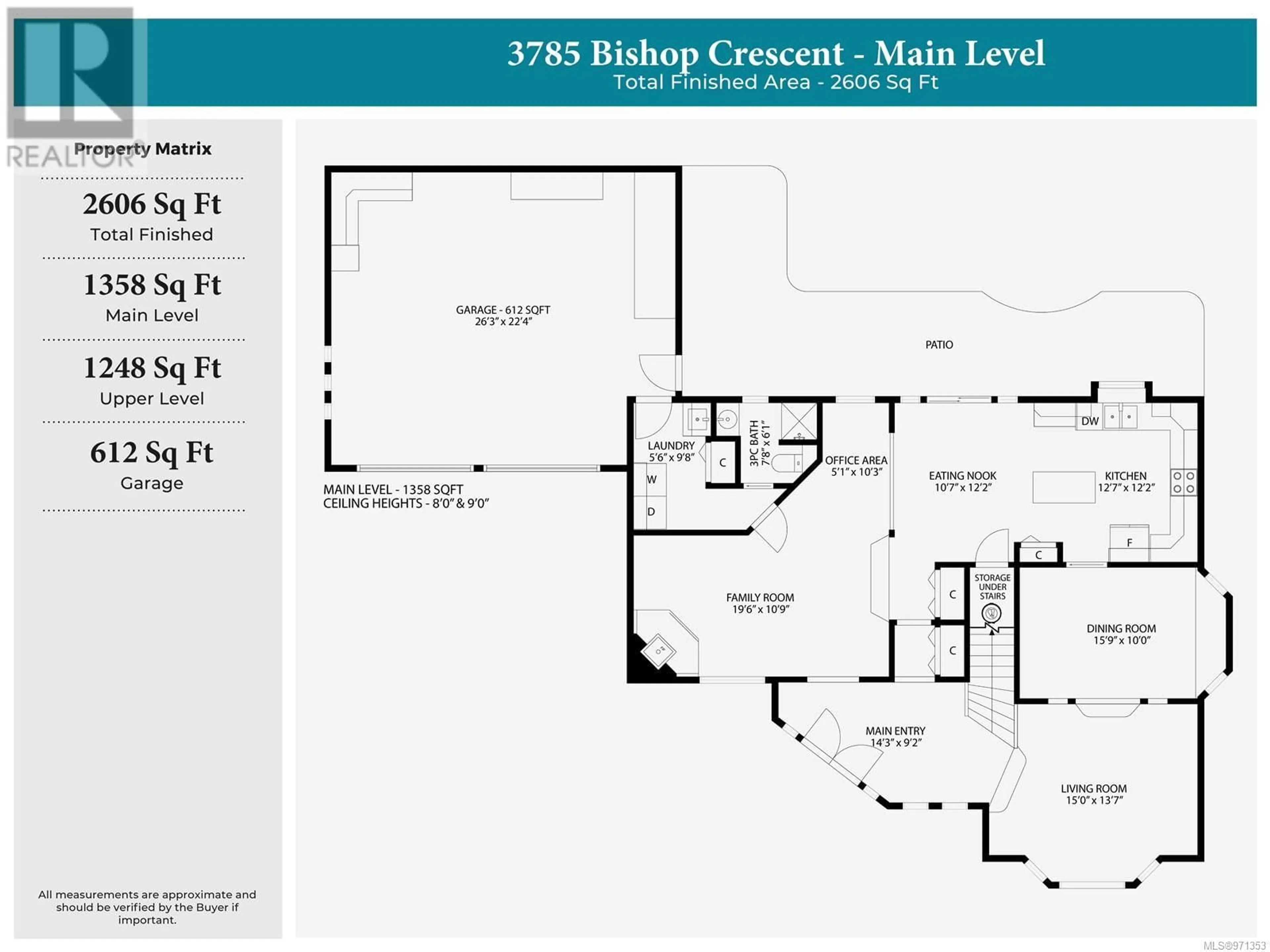 Floor plan for 3785 Bishop Cres, Port Alberni British Columbia V9Y7W1