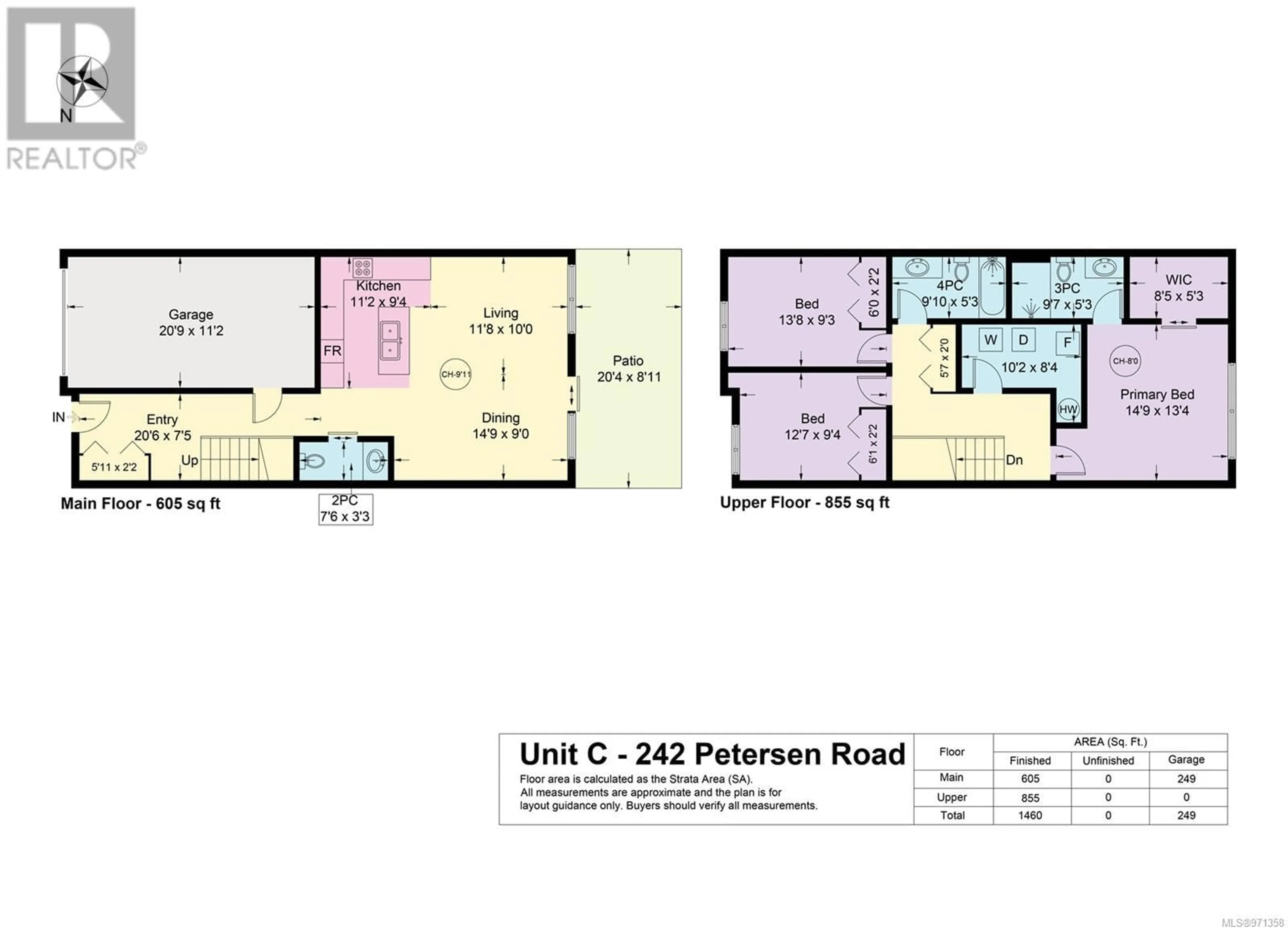 Floor plan for C 242 Petersen Rd, Campbell River British Columbia V9W3H4