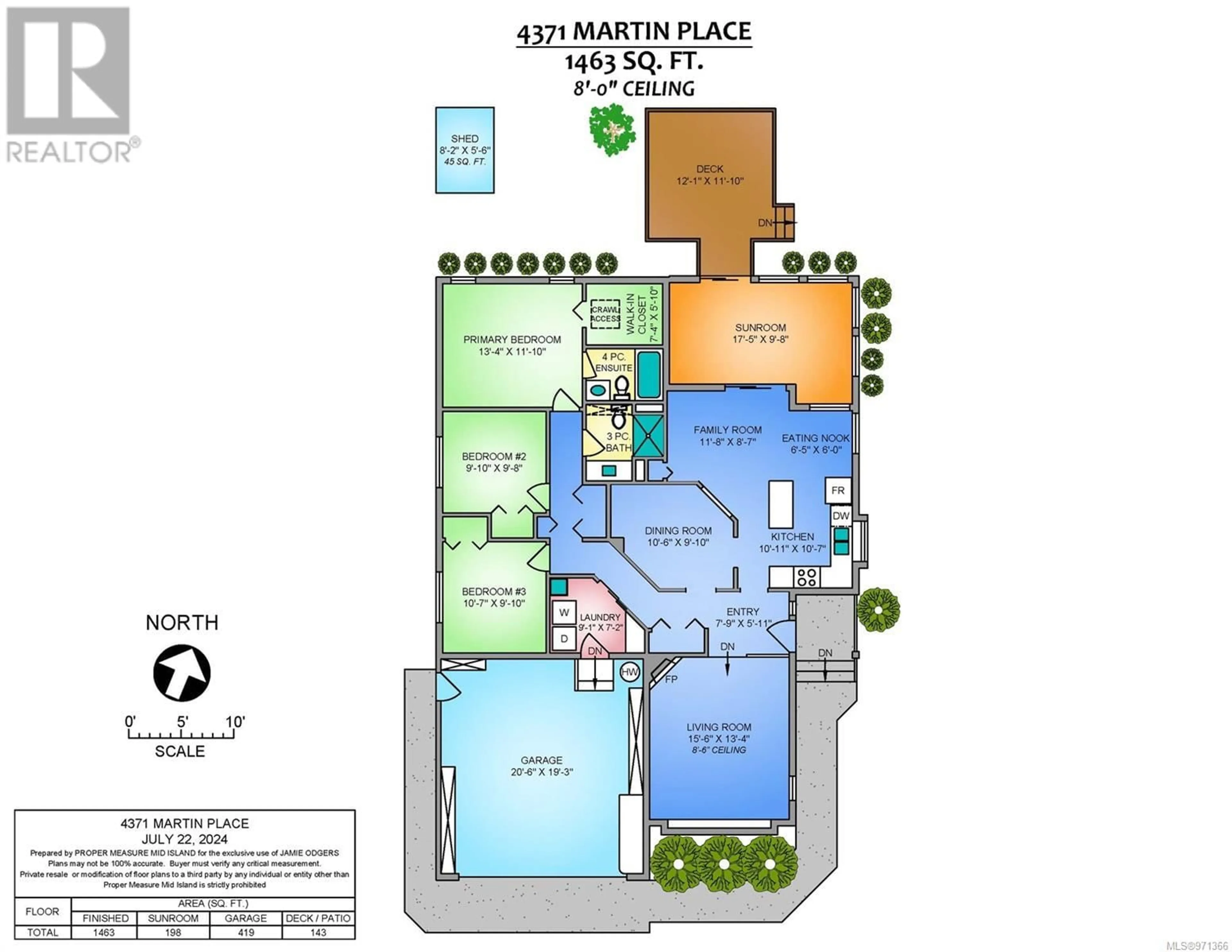 Floor plan for 4371 Martin Pl, Nanaimo British Columbia V9T5S3