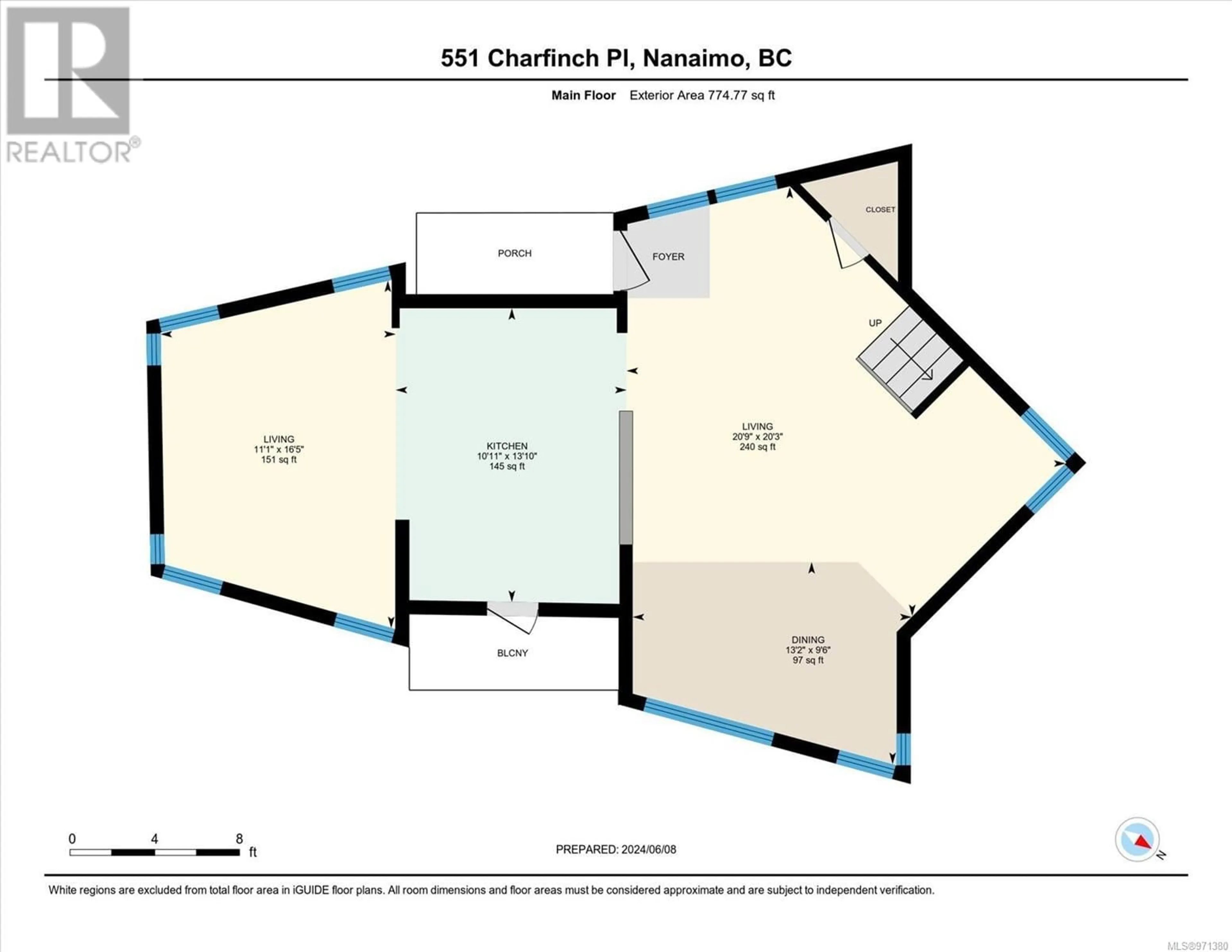 Floor plan for 551 Charfinch Pl, Nanaimo British Columbia V9T5A4