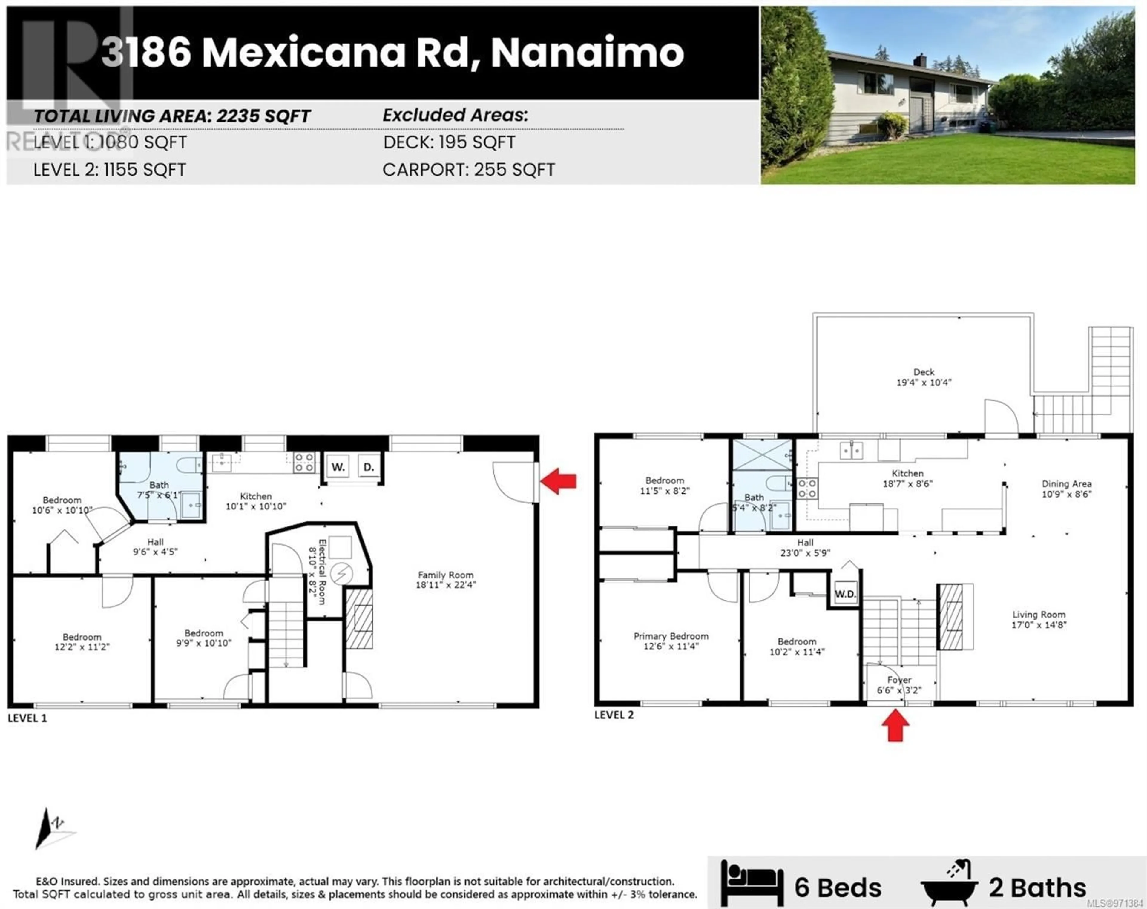 Floor plan for 3186 Mexicana Rd, Nanaimo British Columbia V9T2W7