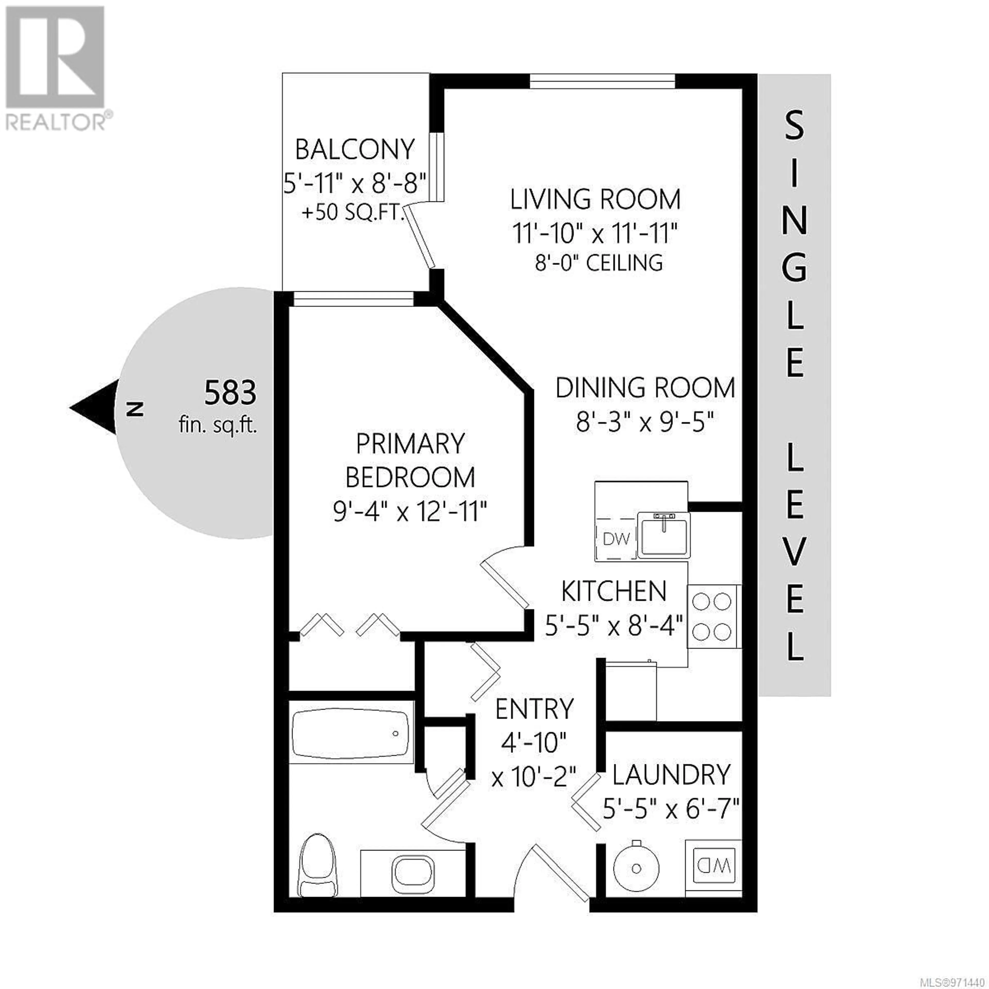 Floor plan for 304 2227 James White Blvd, Sidney British Columbia V8L1Z5