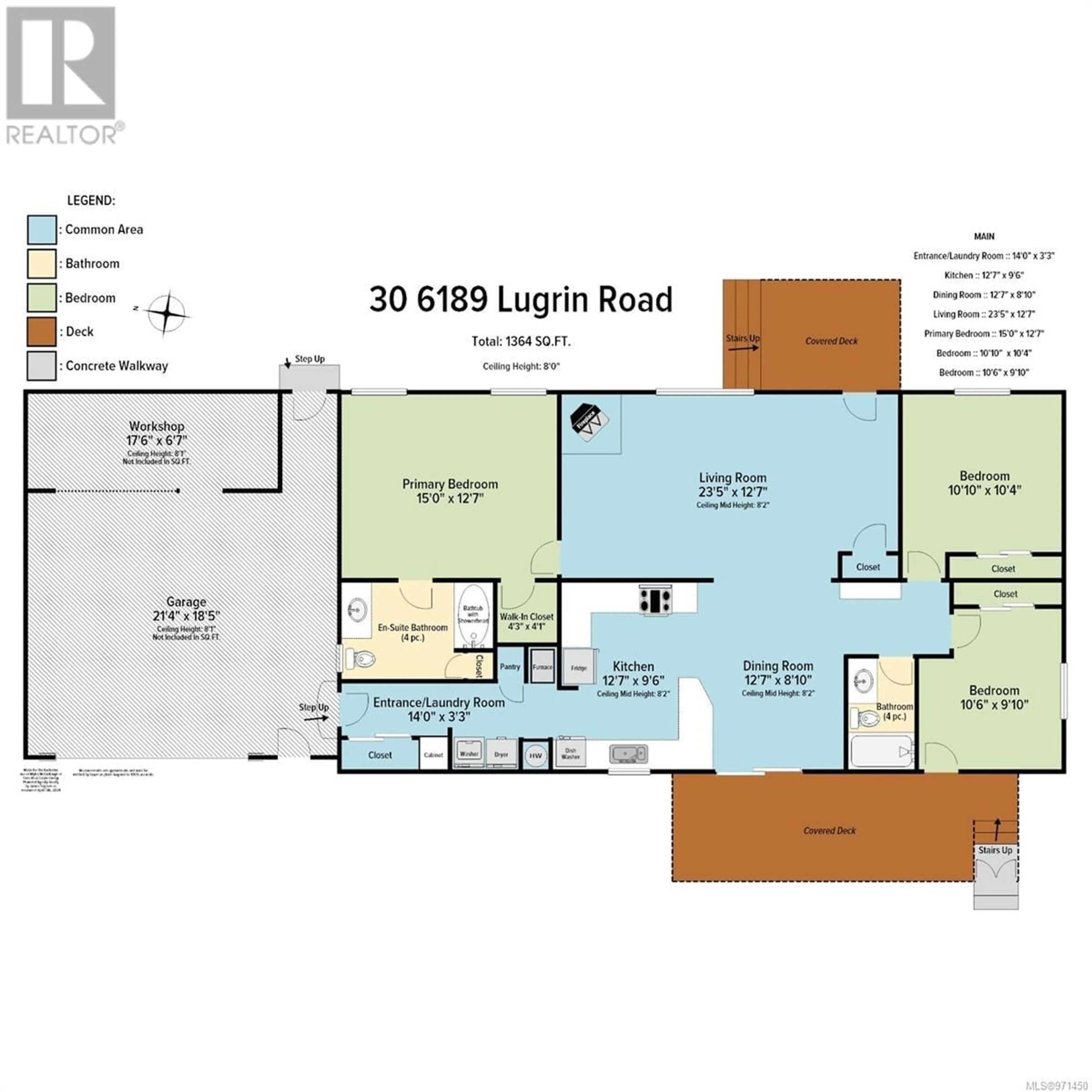 Floor plan for 30 6189 Lugrin Rd, Port Alberni British Columbia V9Y8G9