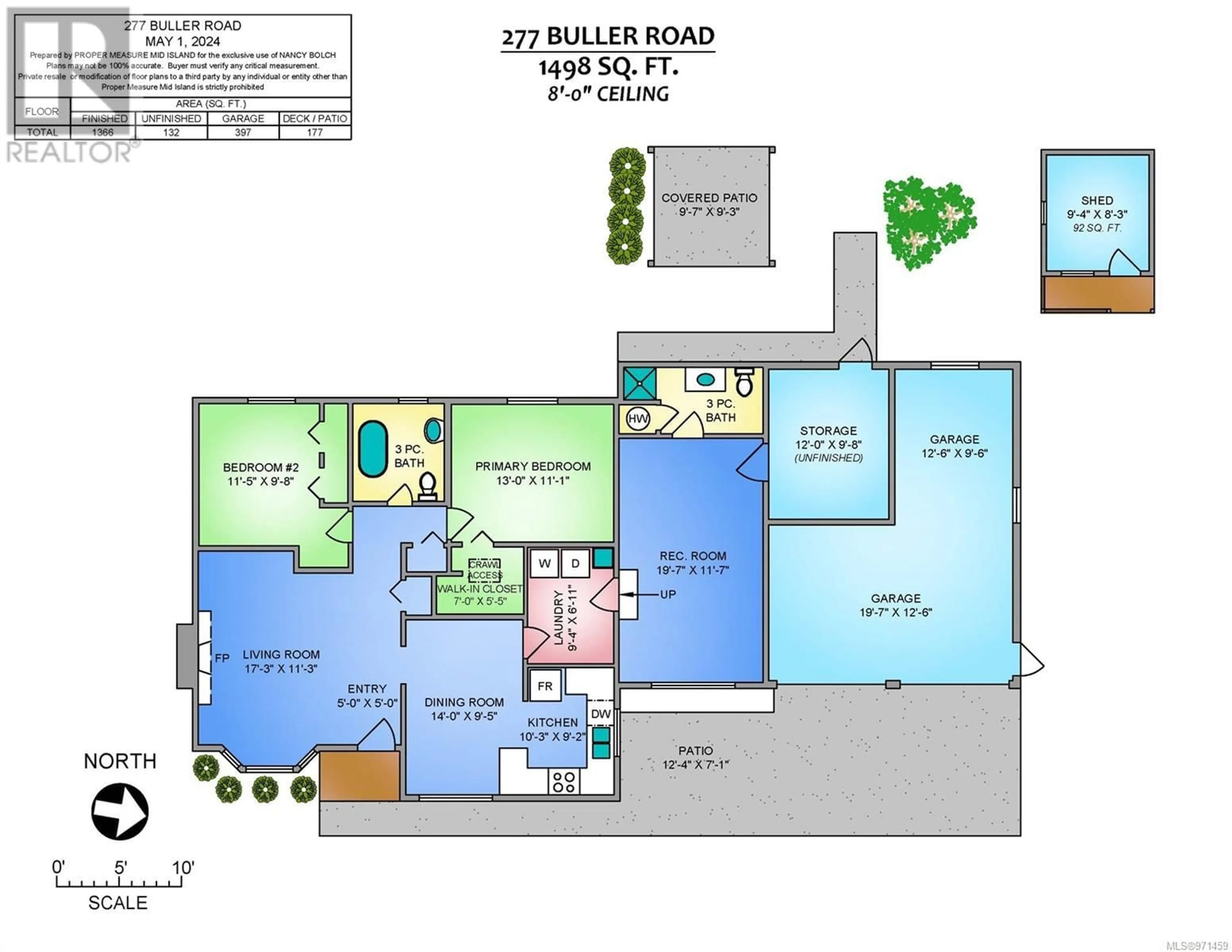 Floor plan for 277 Buller Rd, Qualicum Beach British Columbia V9K2B3