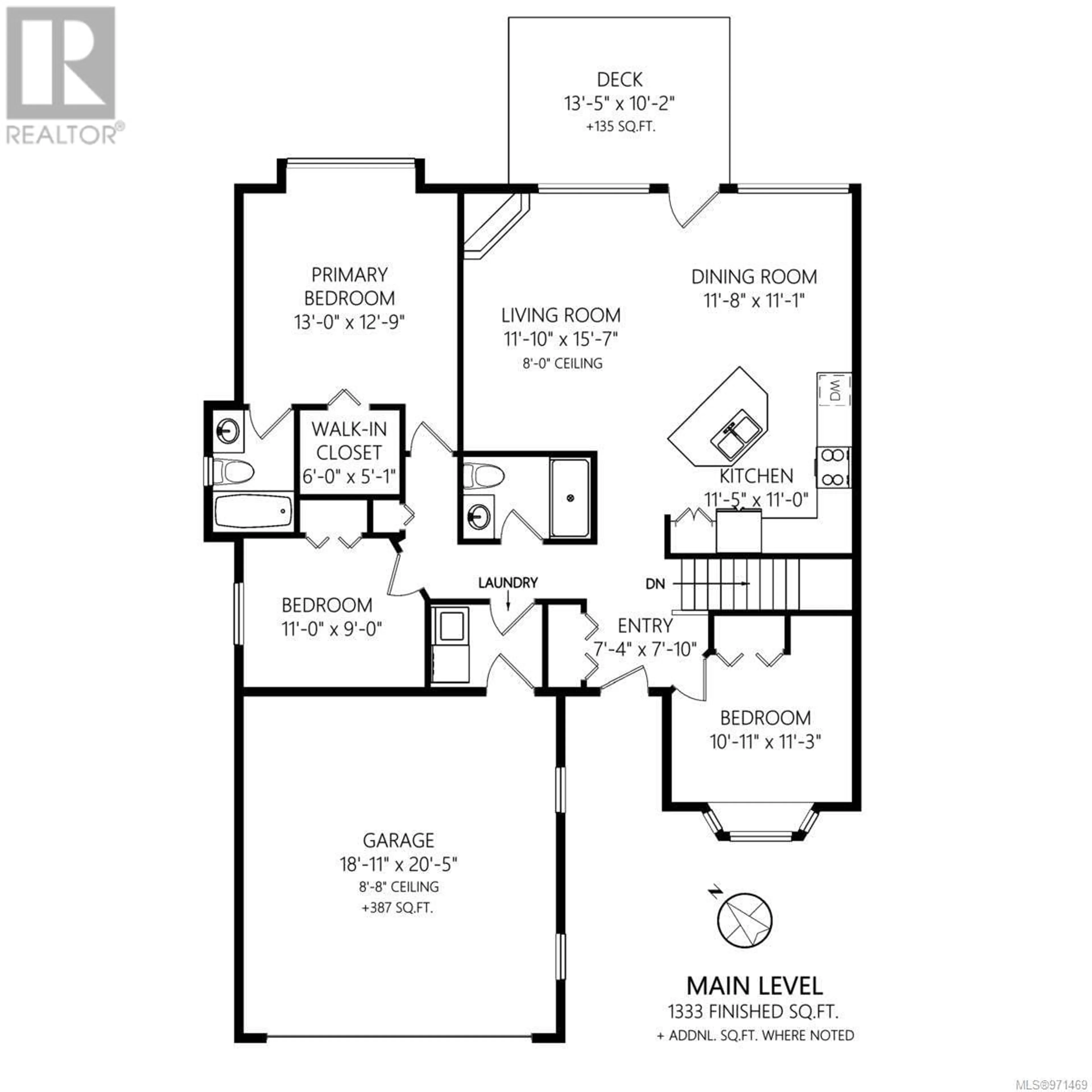 Floor plan for 4019 Otters Close, Duncan British Columbia V9L5Y3