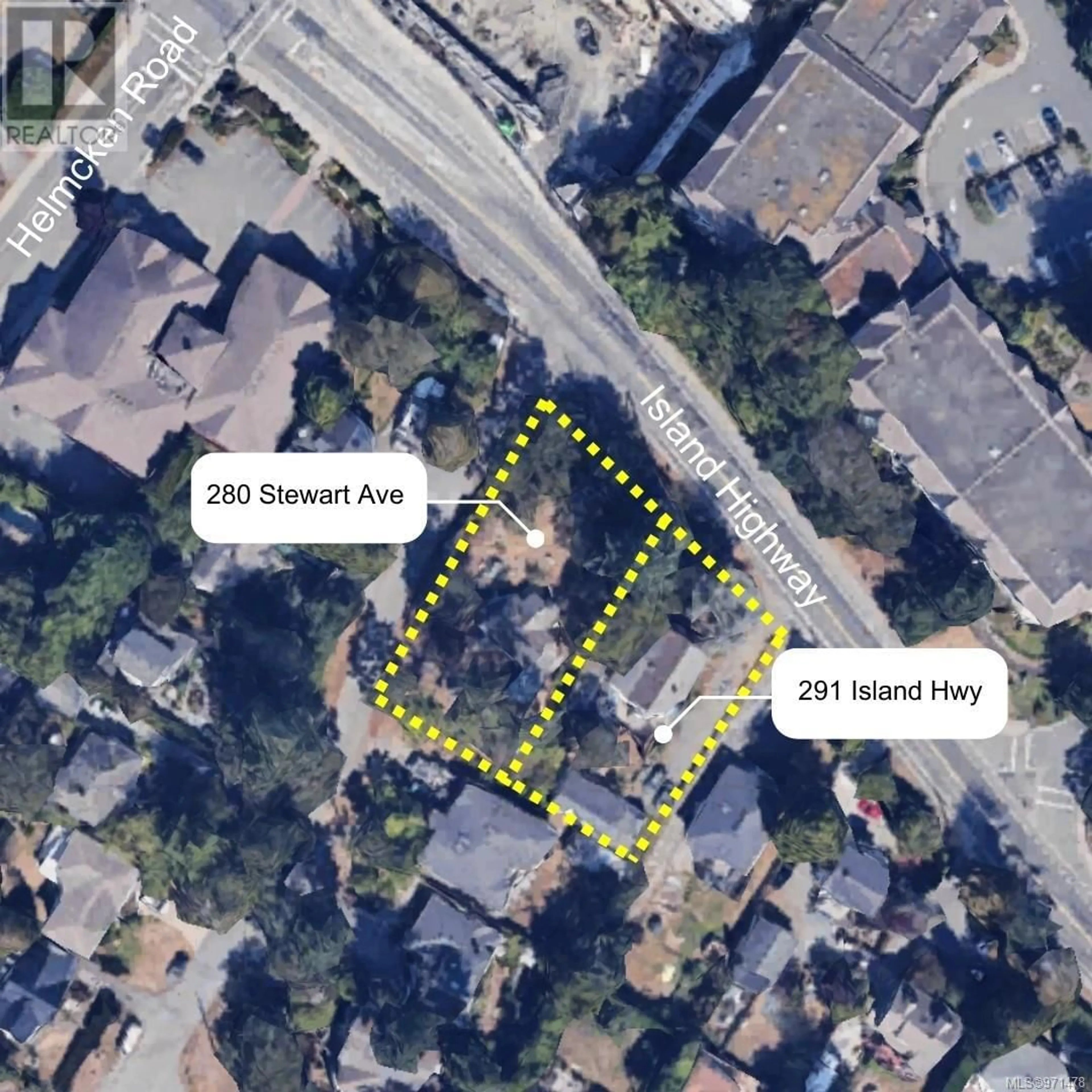 Picture of a map for 291 Island Hwy, View Royal British Columbia V9B1G6