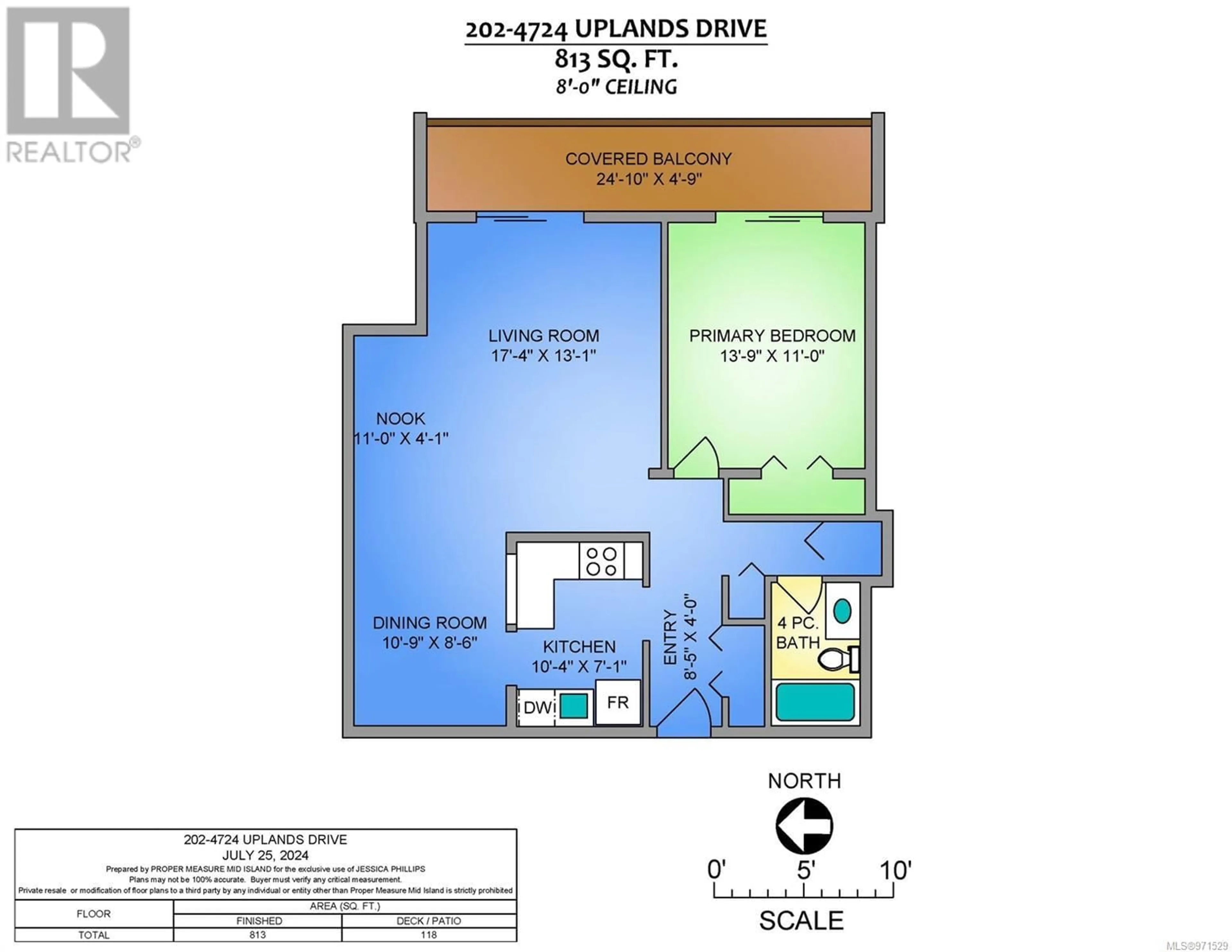 Floor plan for 202 4724 Uplands Dr, Nanaimo British Columbia V9T4S8