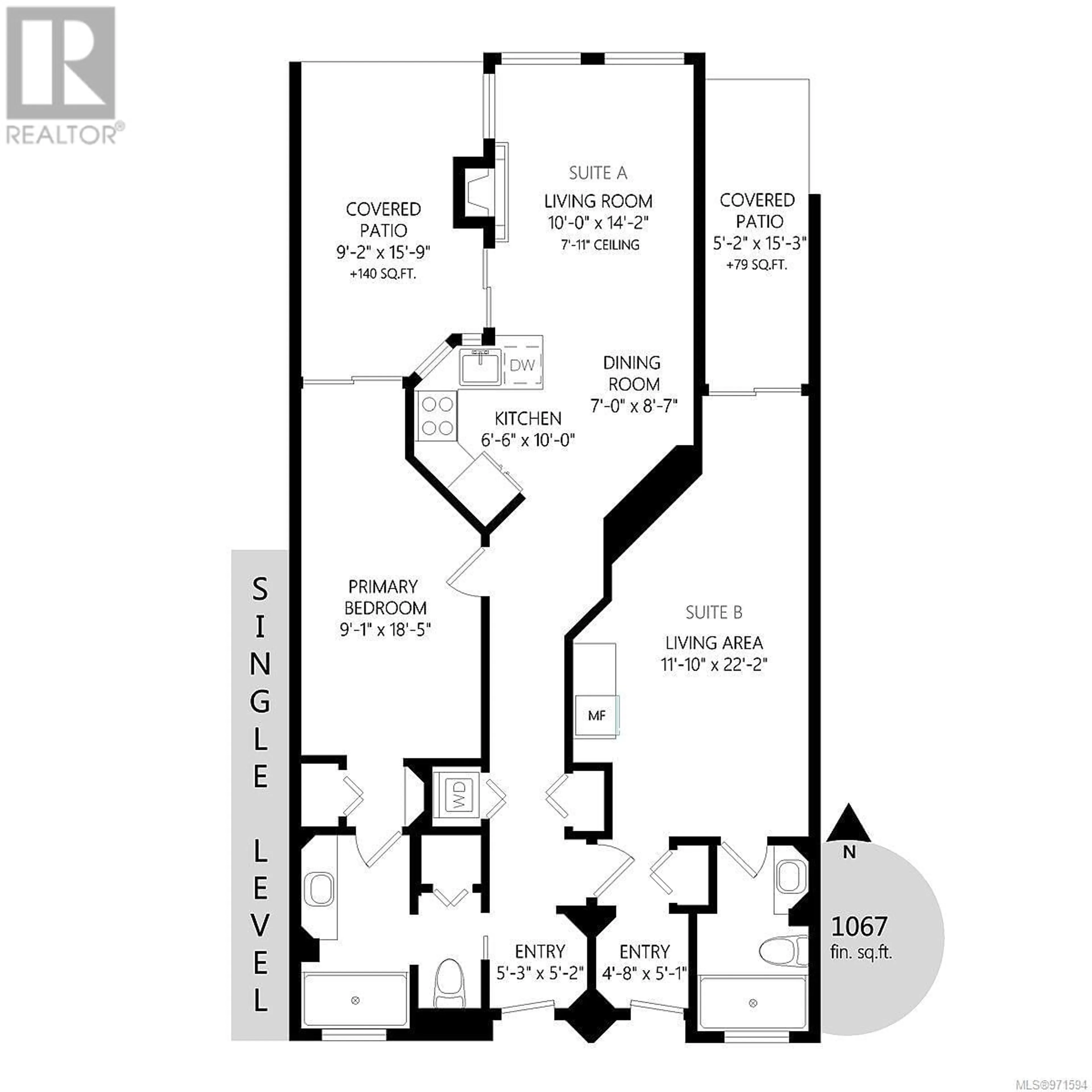 Floor plan for 727 1600 Stroulger Rd, Nanoose Bay British Columbia V9P9B7