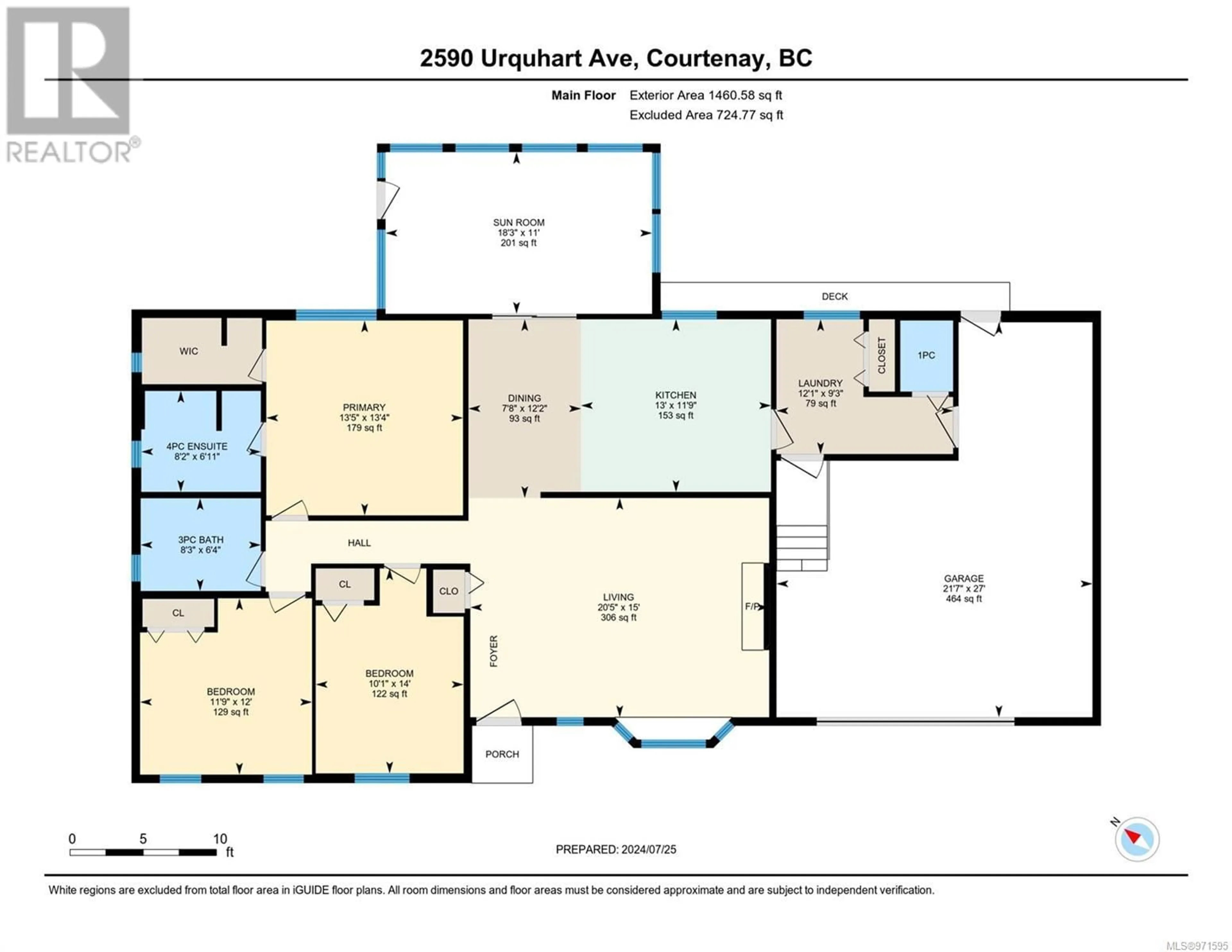 Floor plan for 2590 Urquhart Ave, Courtenay British Columbia V9N7S6