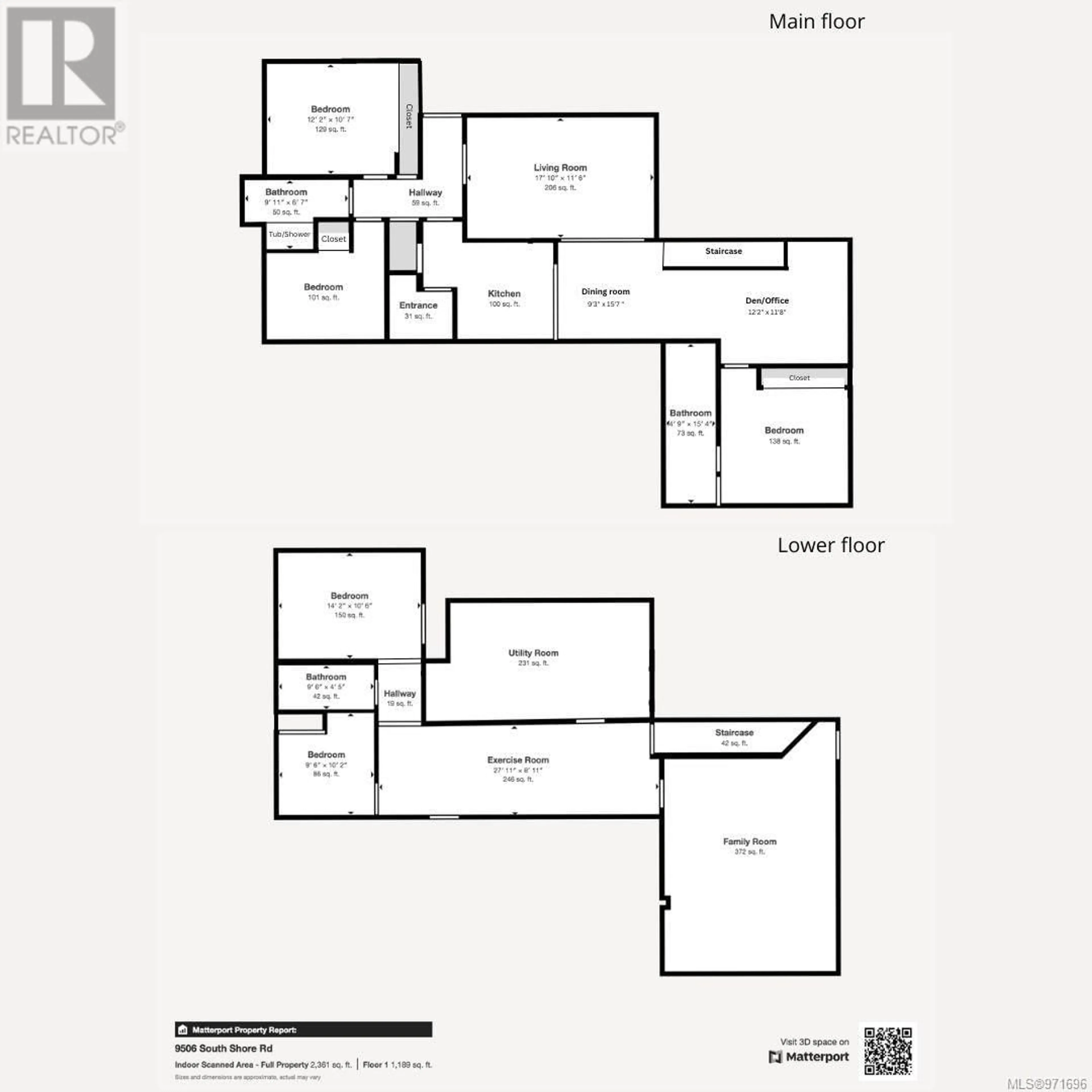 Floor plan for 9506 South Shore Rd, Honeymoon Bay British Columbia V0R2N0