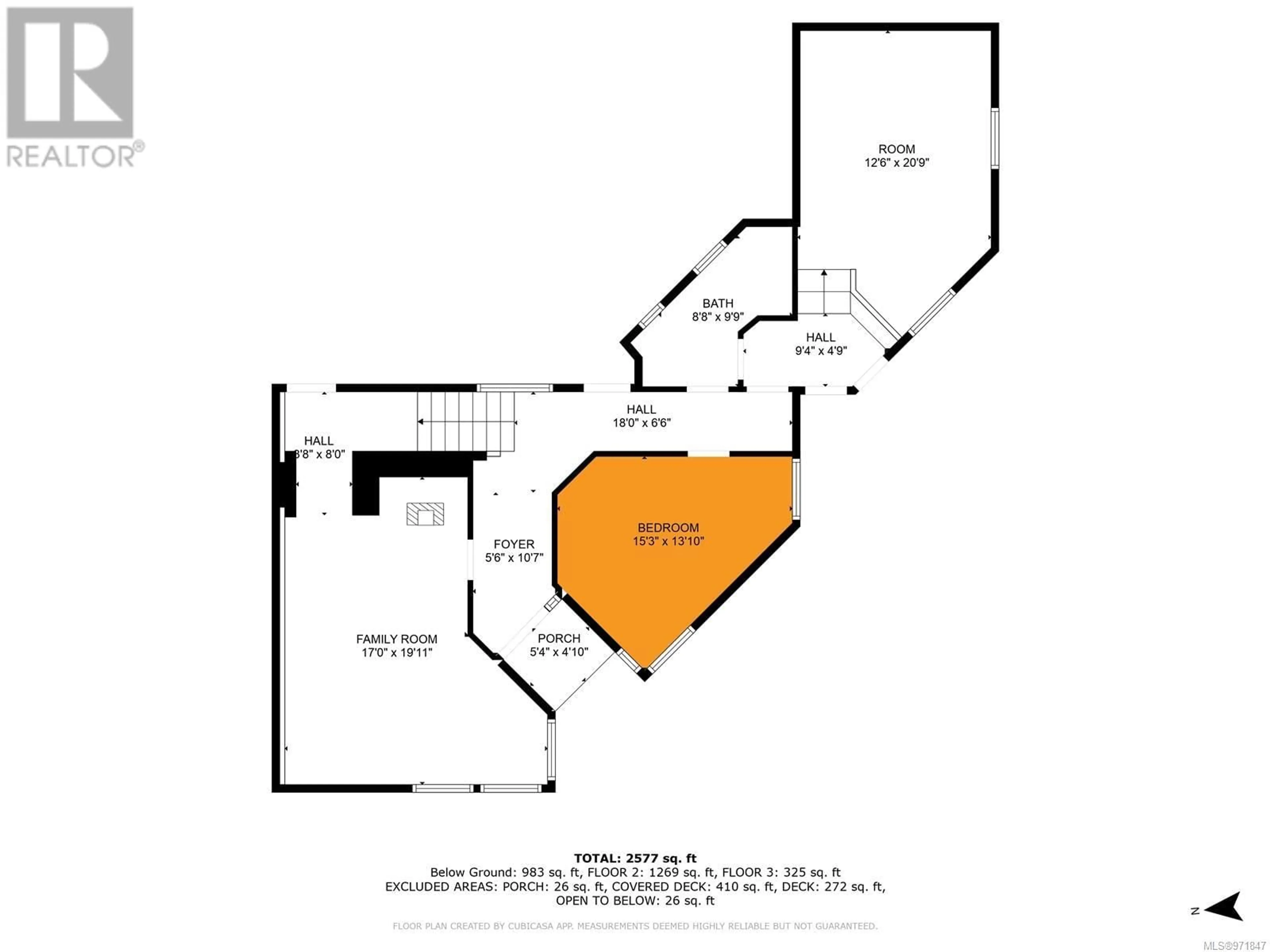 Floor plan for 784 Cliffe Rd, Quadra Island British Columbia V0P1H0