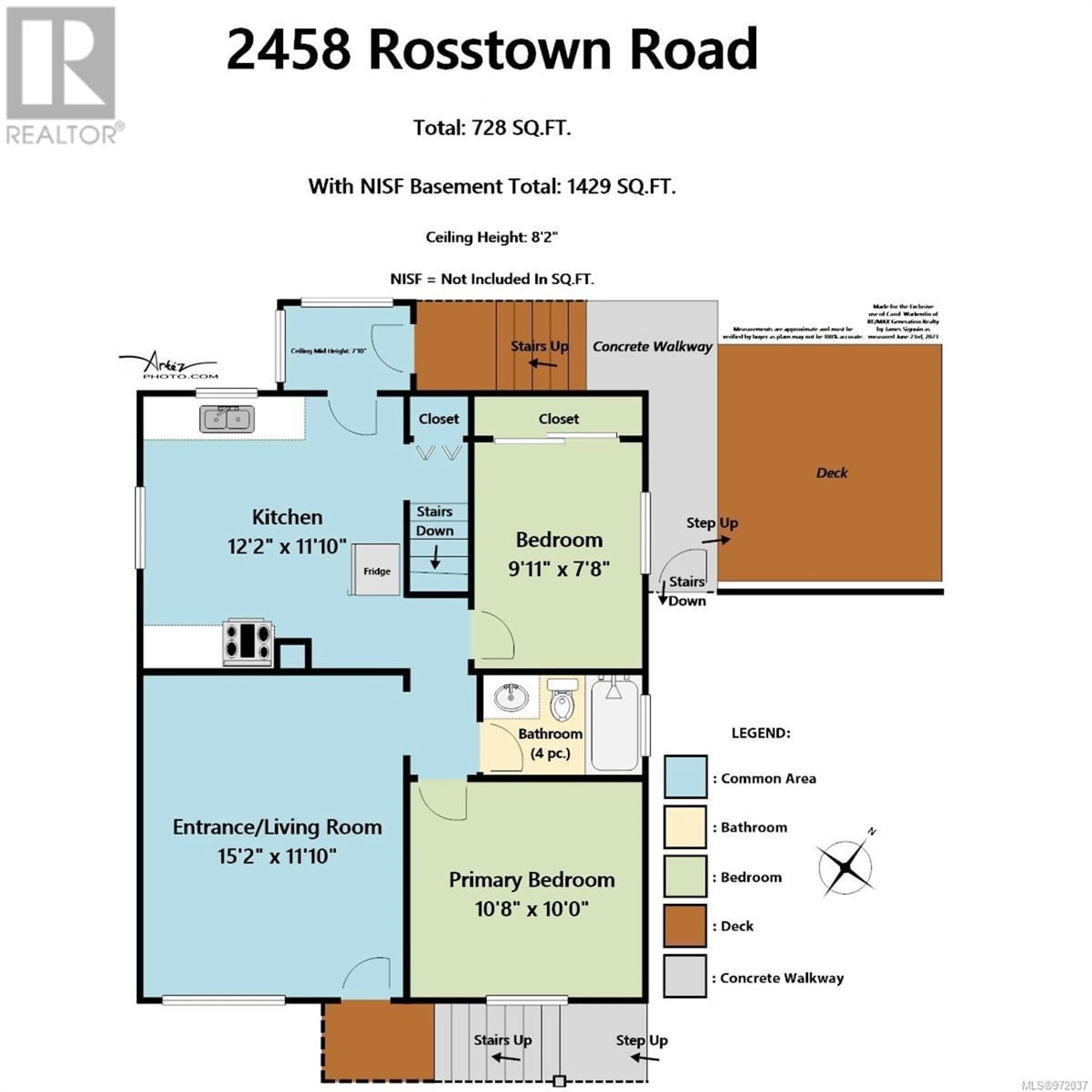 Floor plan for 2458 Rosstown Rd, Nanaimo British Columbia V9T3R7