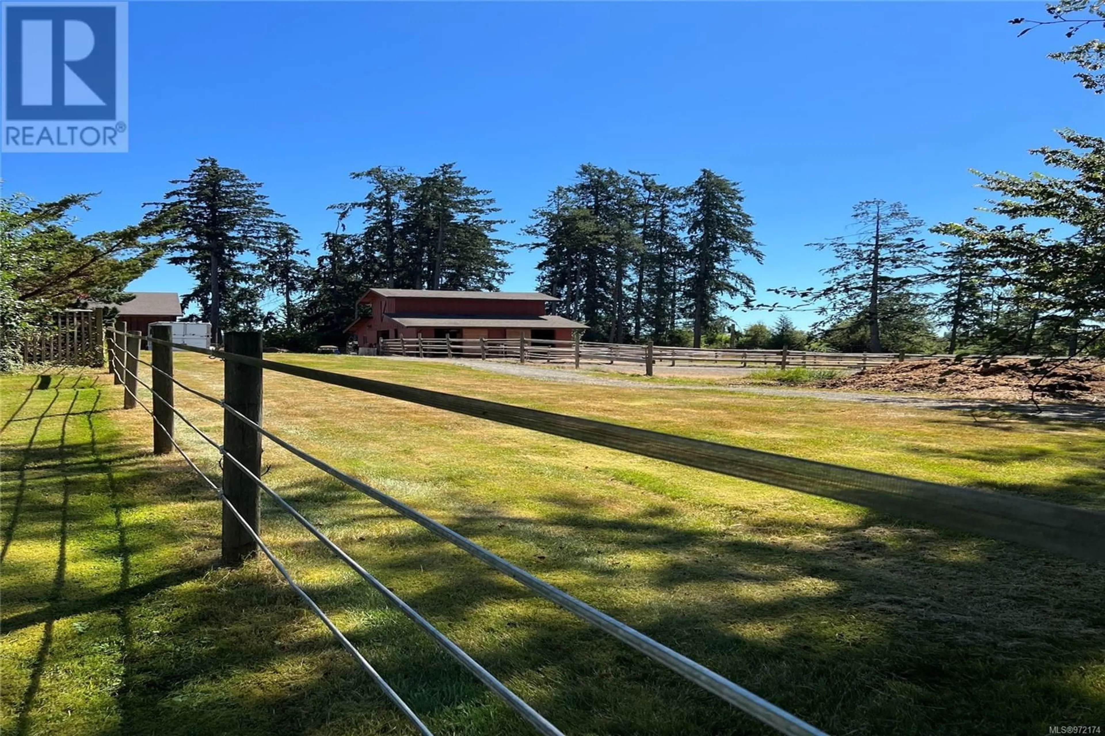 Patio, the fenced backyard for 4701 Wilson Rd, Duncan British Columbia V9L6L6