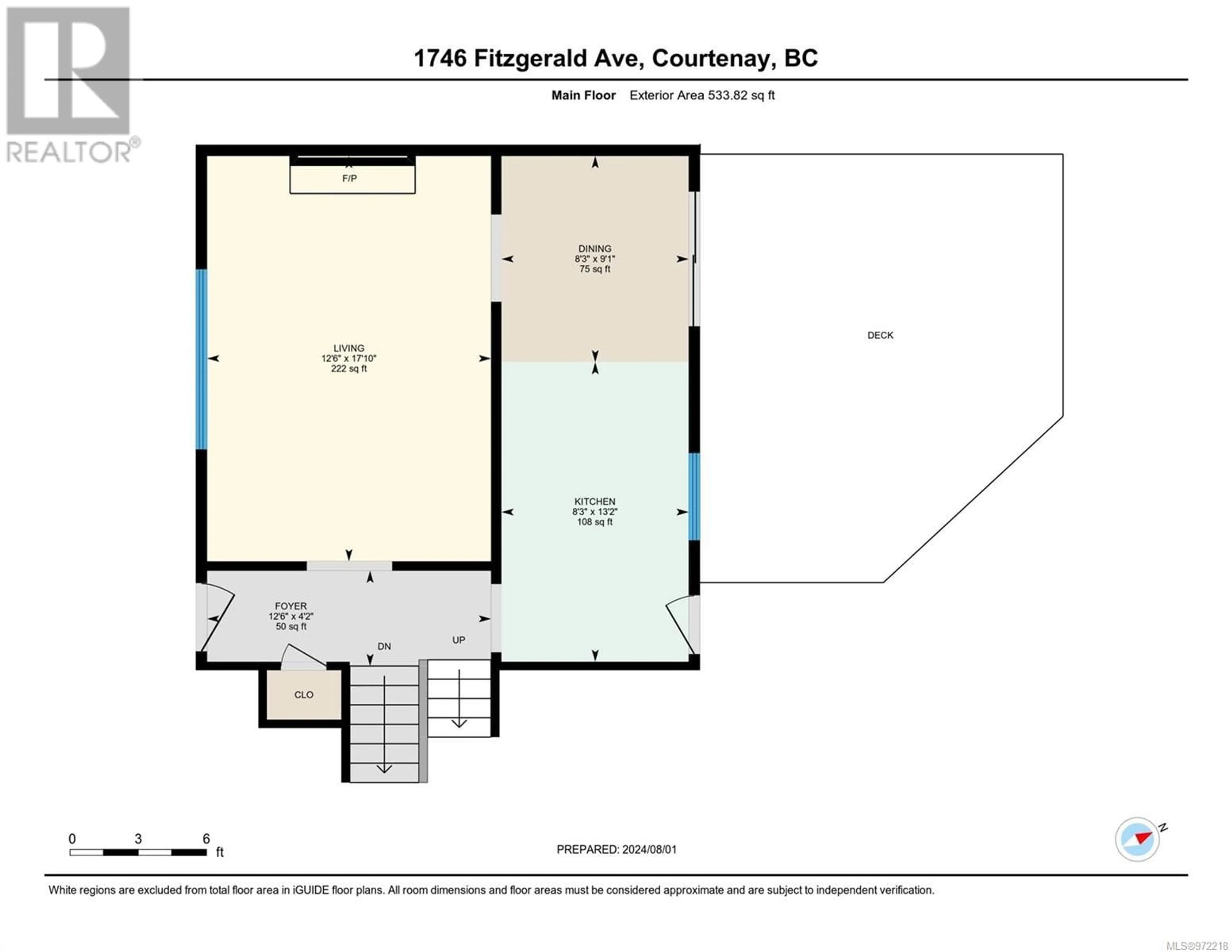 Floor plan for 1746 Fitzgerald Ave, Courtenay British Columbia V9N2S7