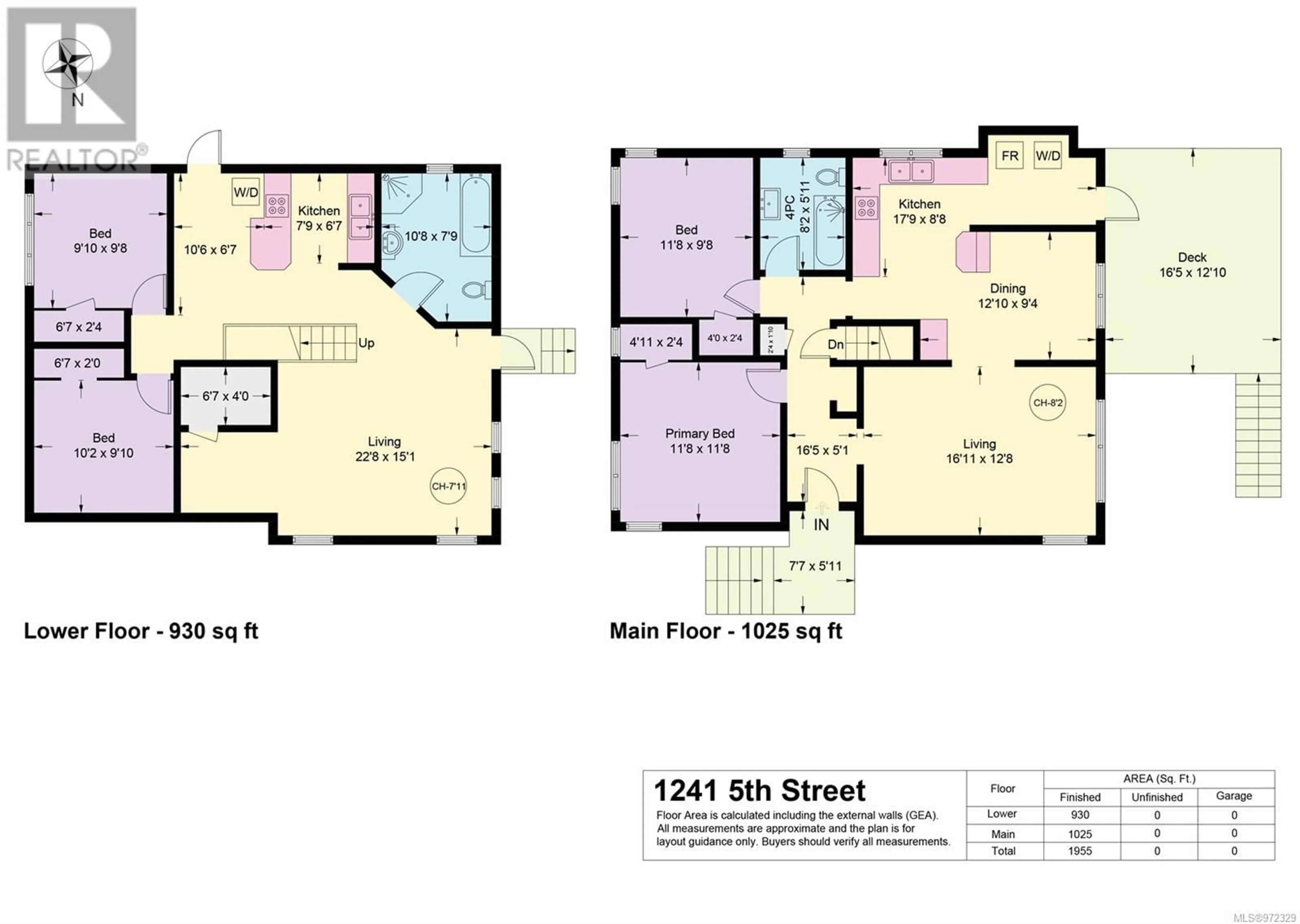 Floor plan for 1241 5th St, Courtenay British Columbia V9N1L7