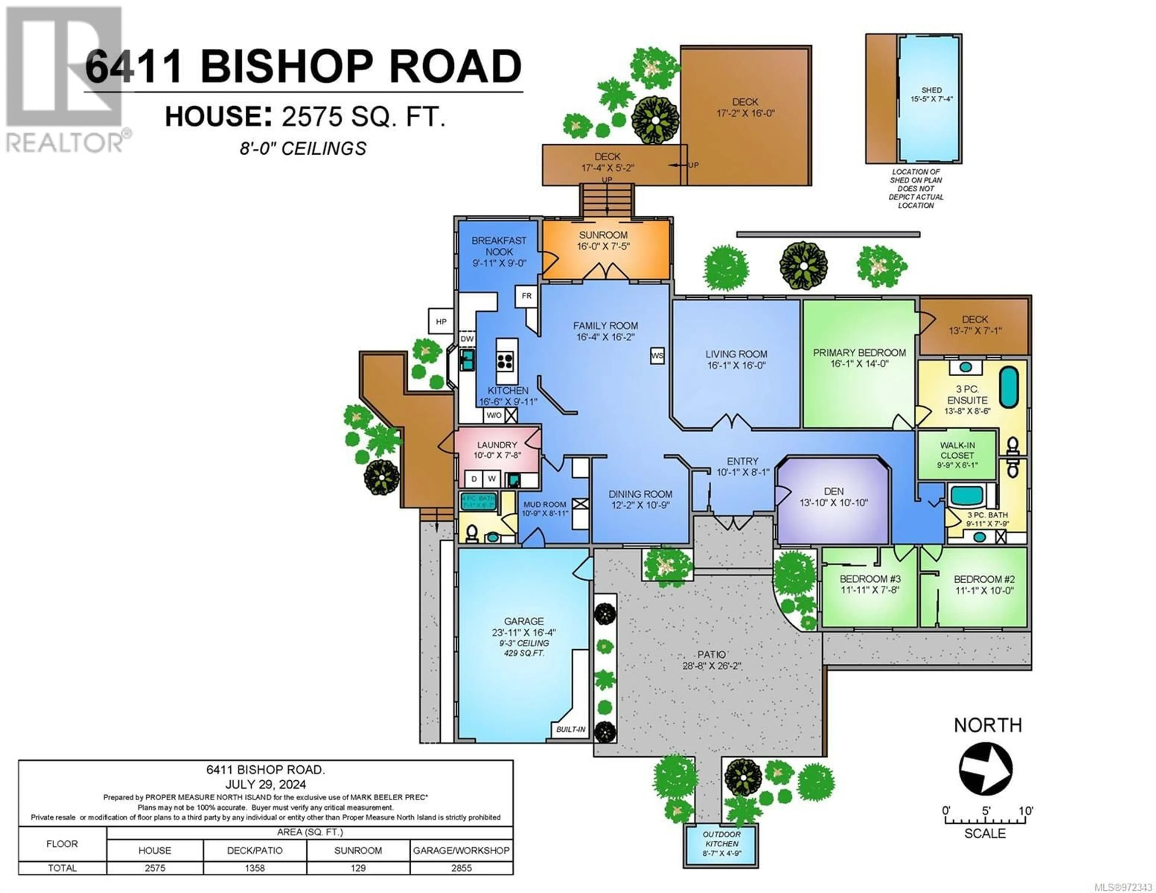 Floor plan for 6411 Bishop Rd, Courtenay British Columbia V9J1V3