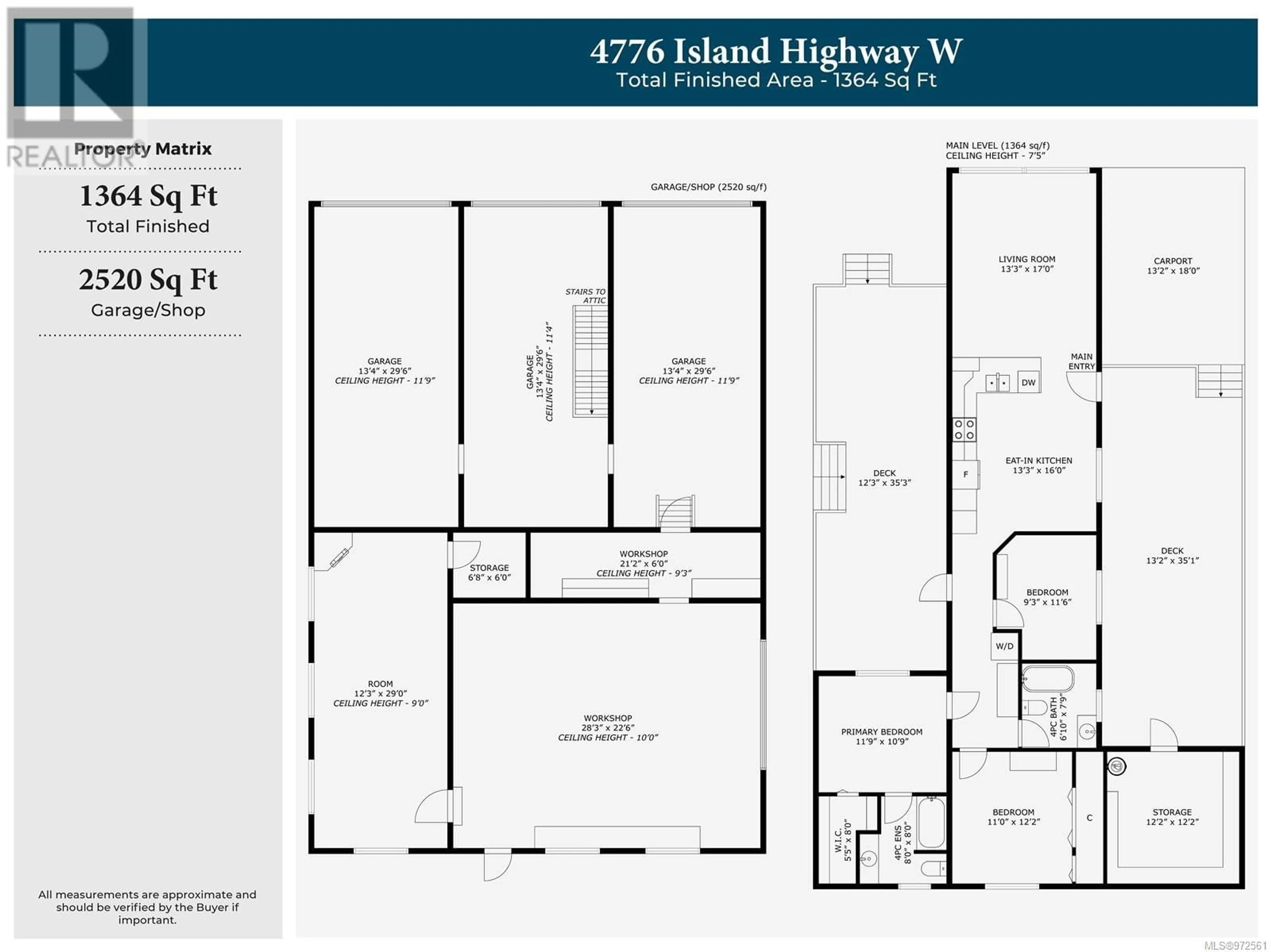 Floor plan for 4776 Island Hwy W, Qualicum Beach British Columbia V9K2A7