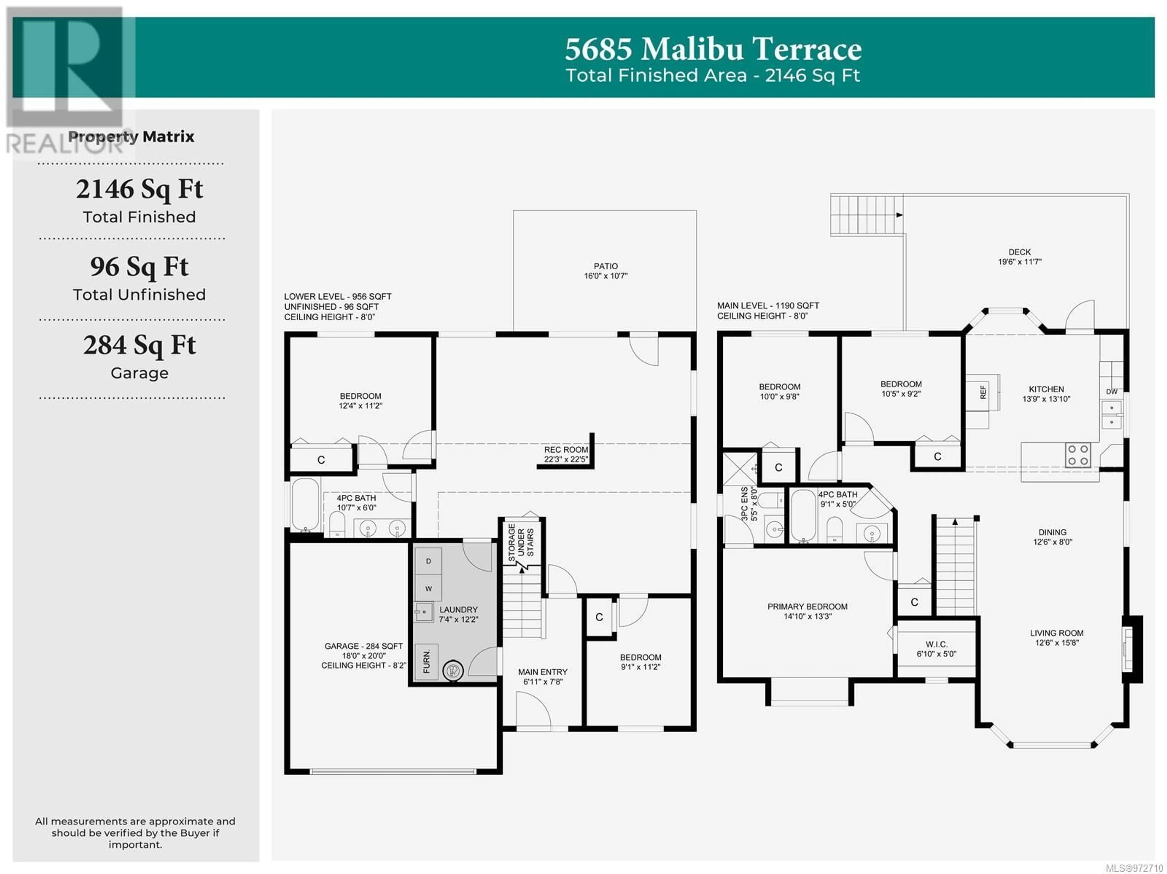 Floor plan for 5685 Malibu Terr, Nanaimo British Columbia V9T5W7