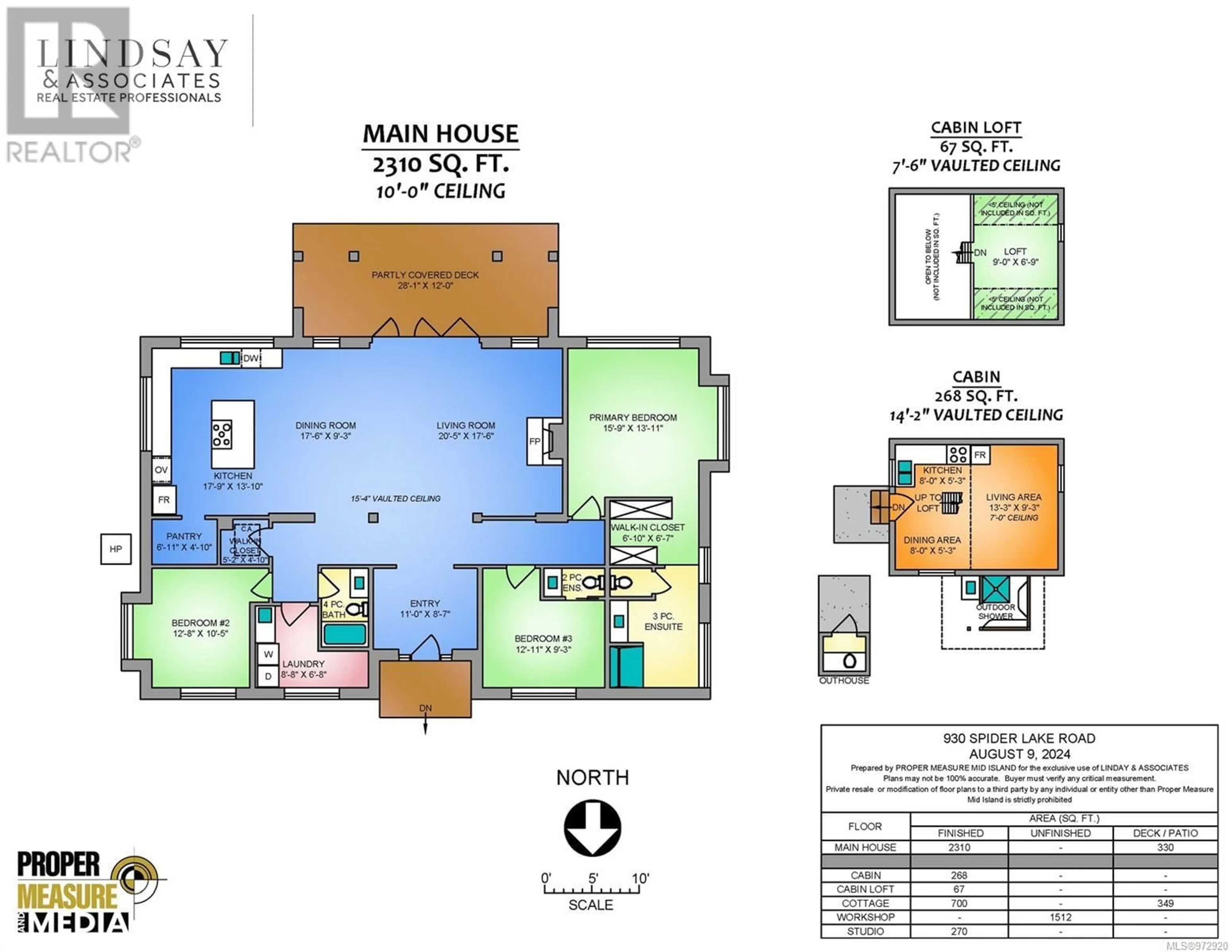 Floor plan for 930 Spider Lake Rd, Qualicum Beach British Columbia V9K2L7