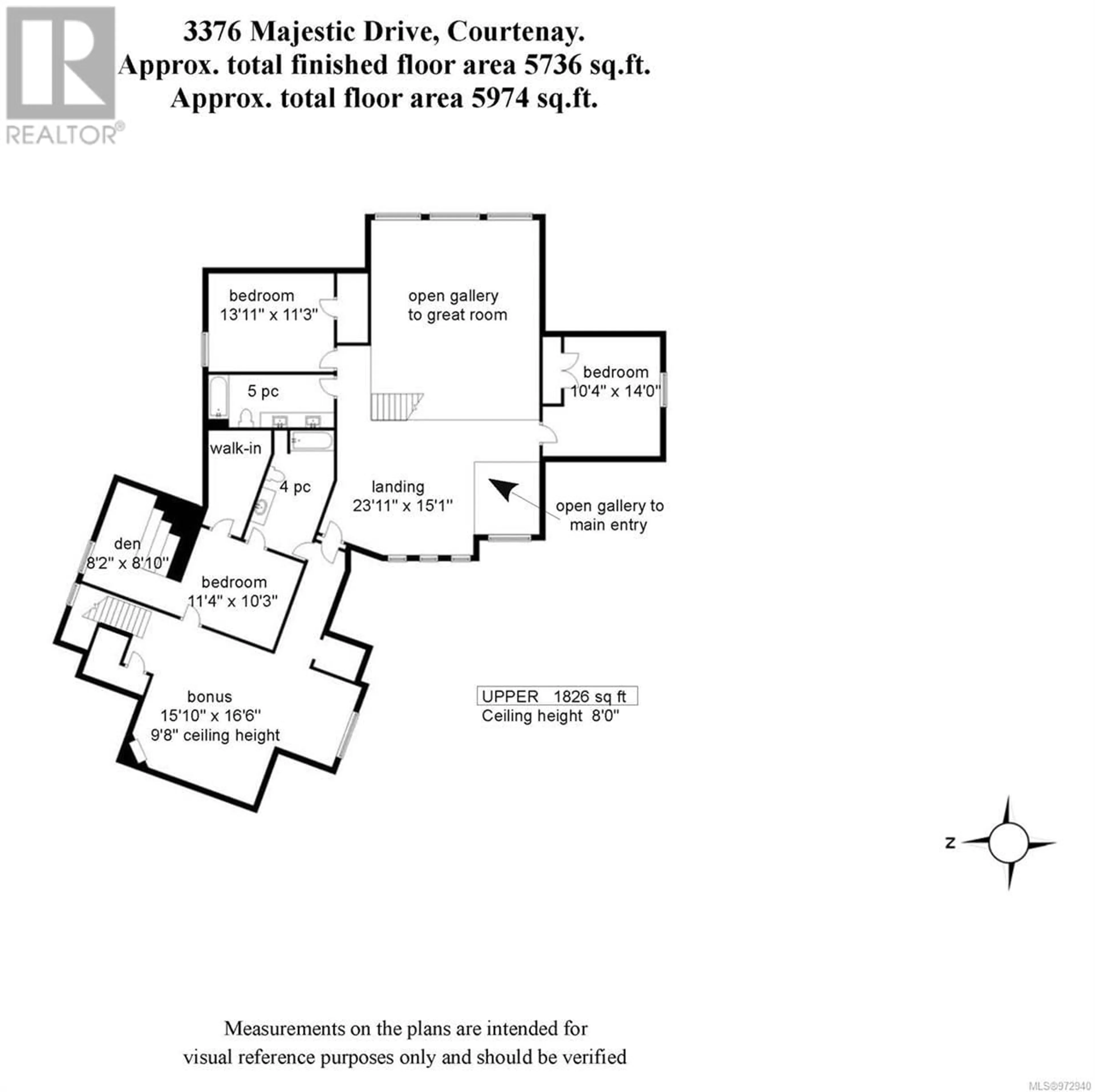 Floor plan for 3376 Majestic Dr, Courtenay British Columbia V9N9X6