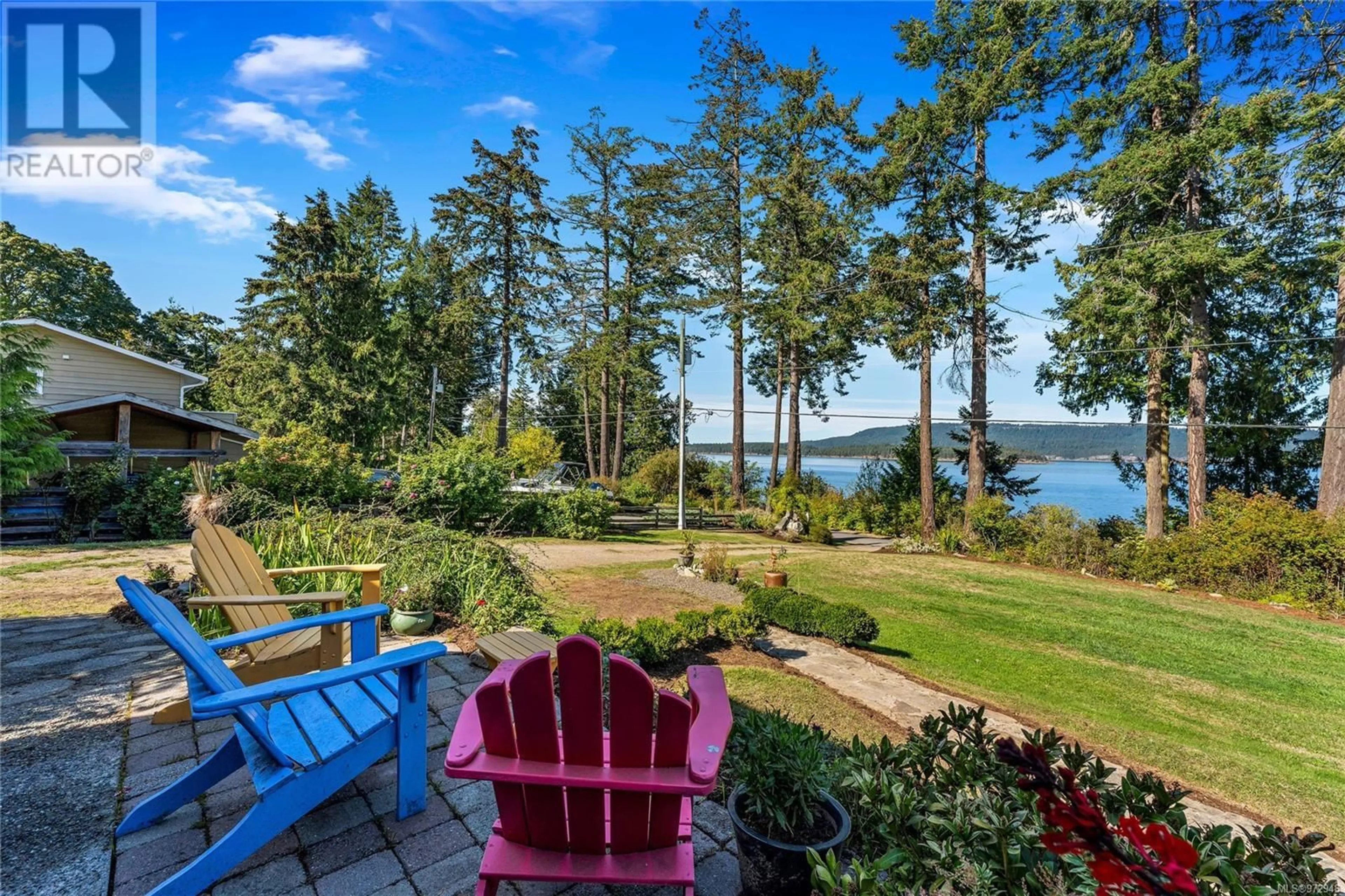 Patio, cottage for 1214 North Beach Rd, Salt Spring British Columbia V8K1B3