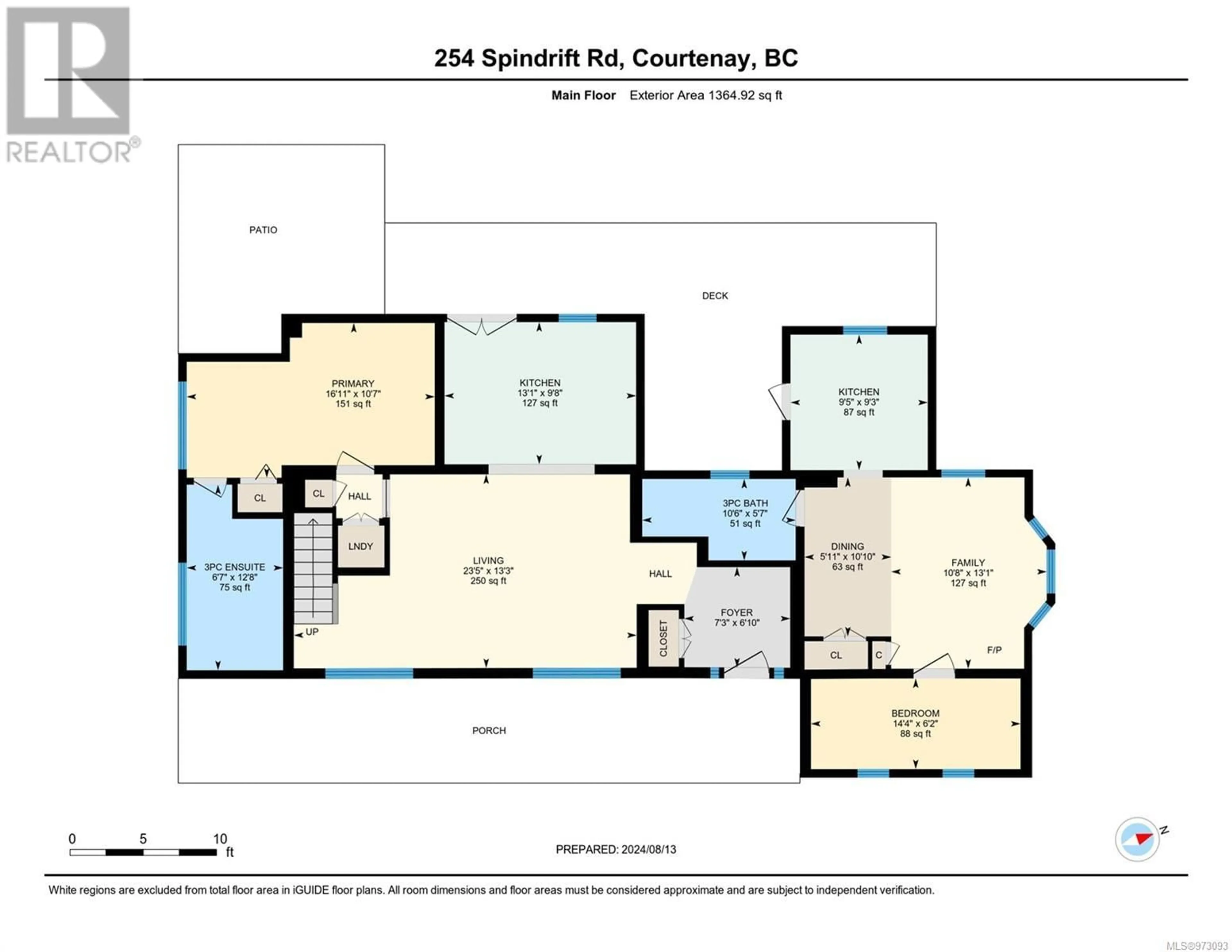 Floor plan for 254 Spindrift Rd, Courtenay British Columbia V9N9S9