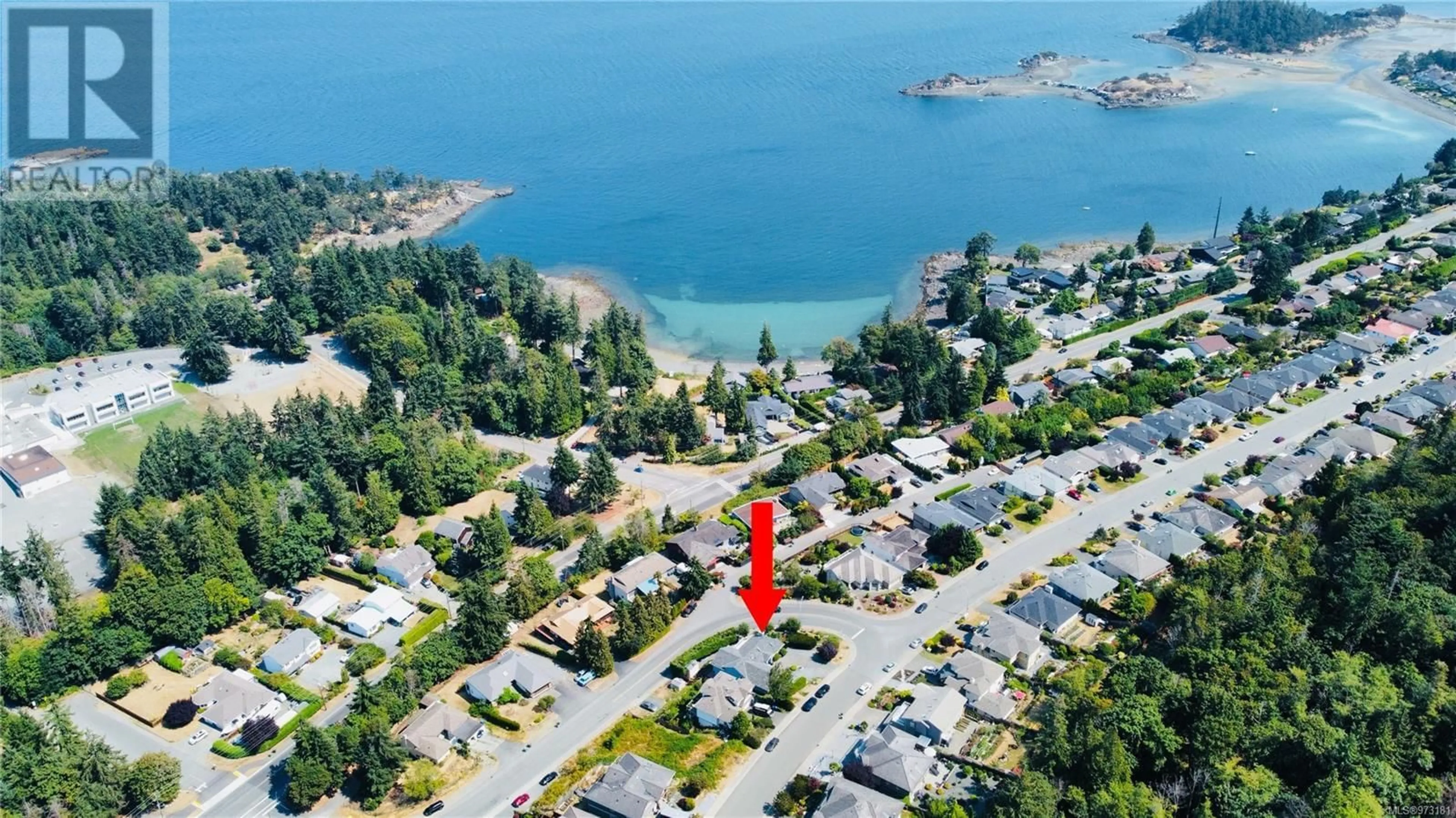 A pic from exterior of the house or condo, the street view for 4046 Gulfview Dr, Nanaimo British Columbia V9T6B4