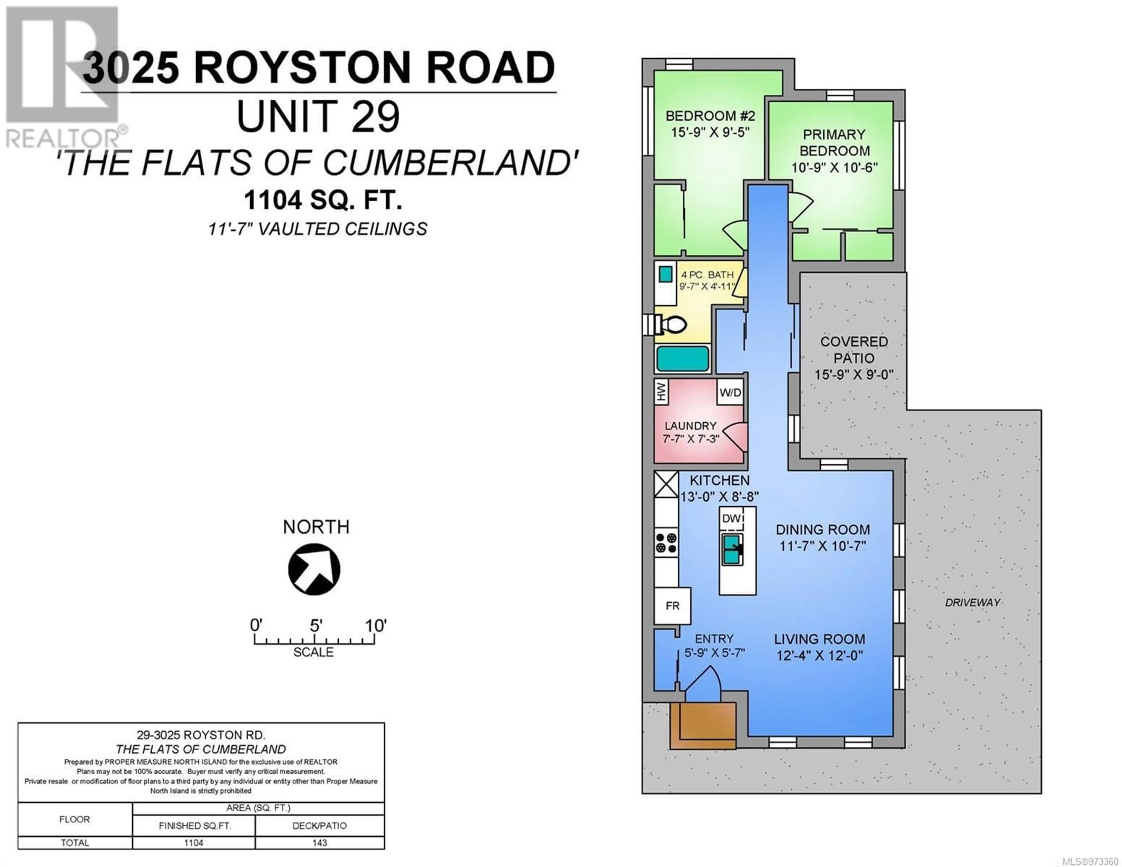 Floor plan for 27 3025 Royston Rd, Cumberland British Columbia V0R1S0