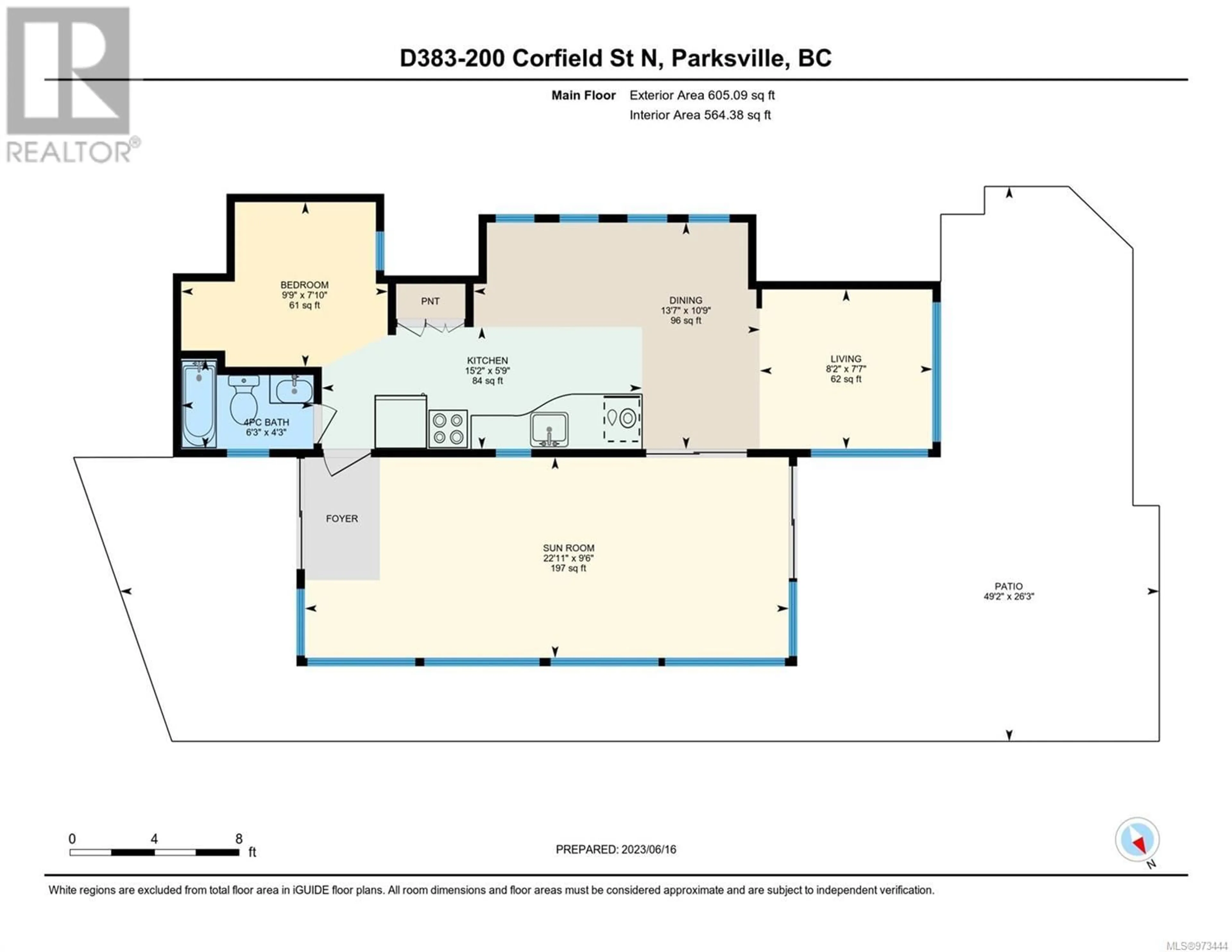 Floor plan for 383D 200 Corfield St N, Parksville British Columbia V9P2S5