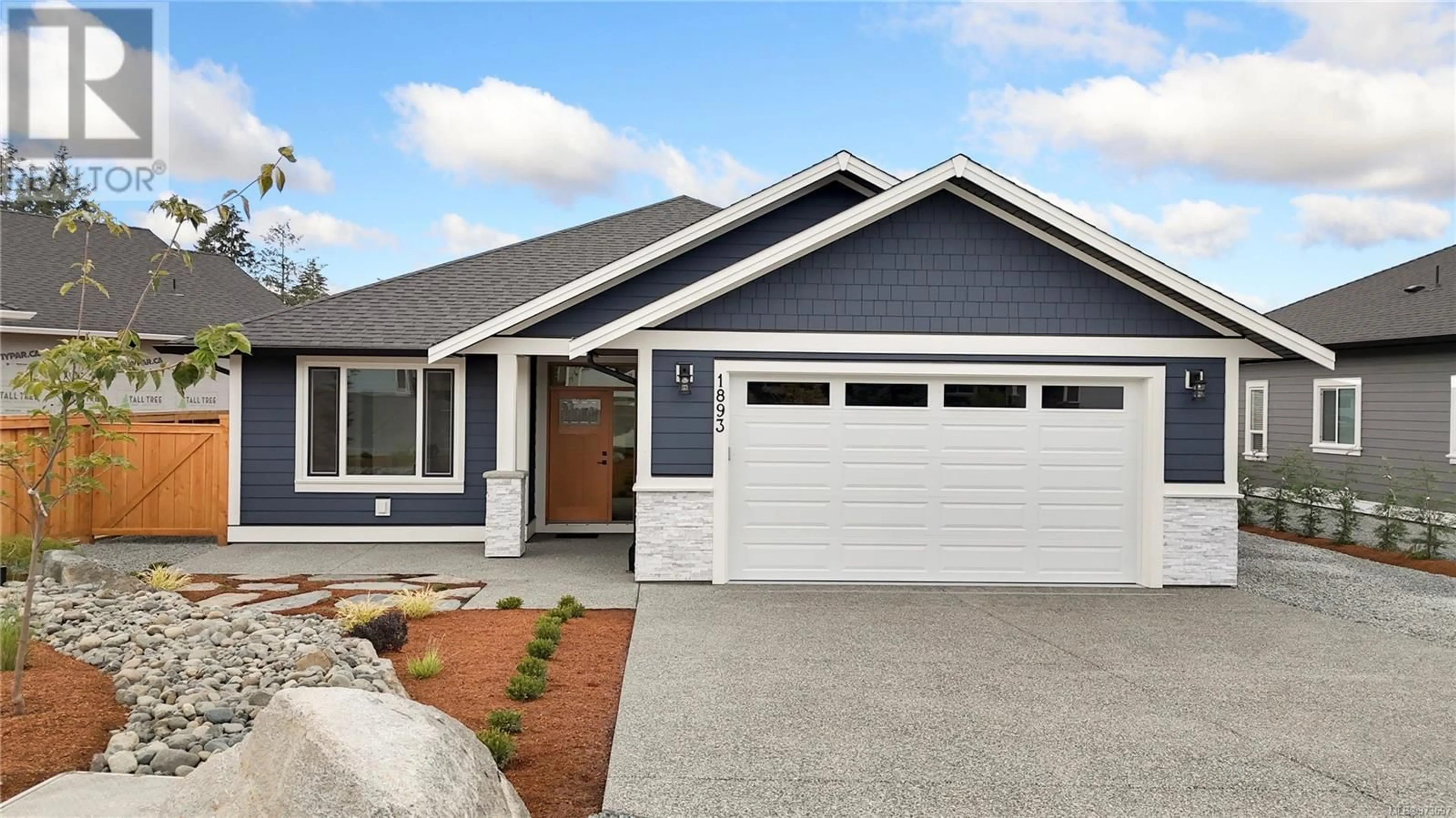 Home with vinyl exterior material, street for 1893 VEE ROAD, Cowichan Bay British Columbia V0R1N1