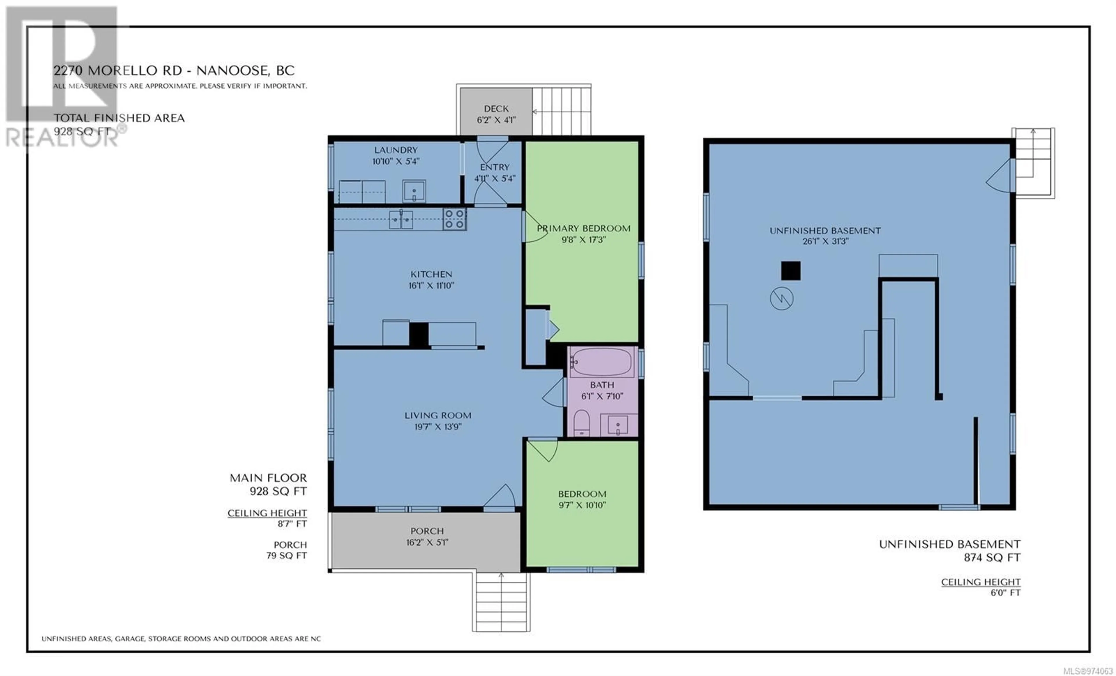 Floor plan for 2272 Morello Rd, Nanoose Bay British Columbia V9P9A9