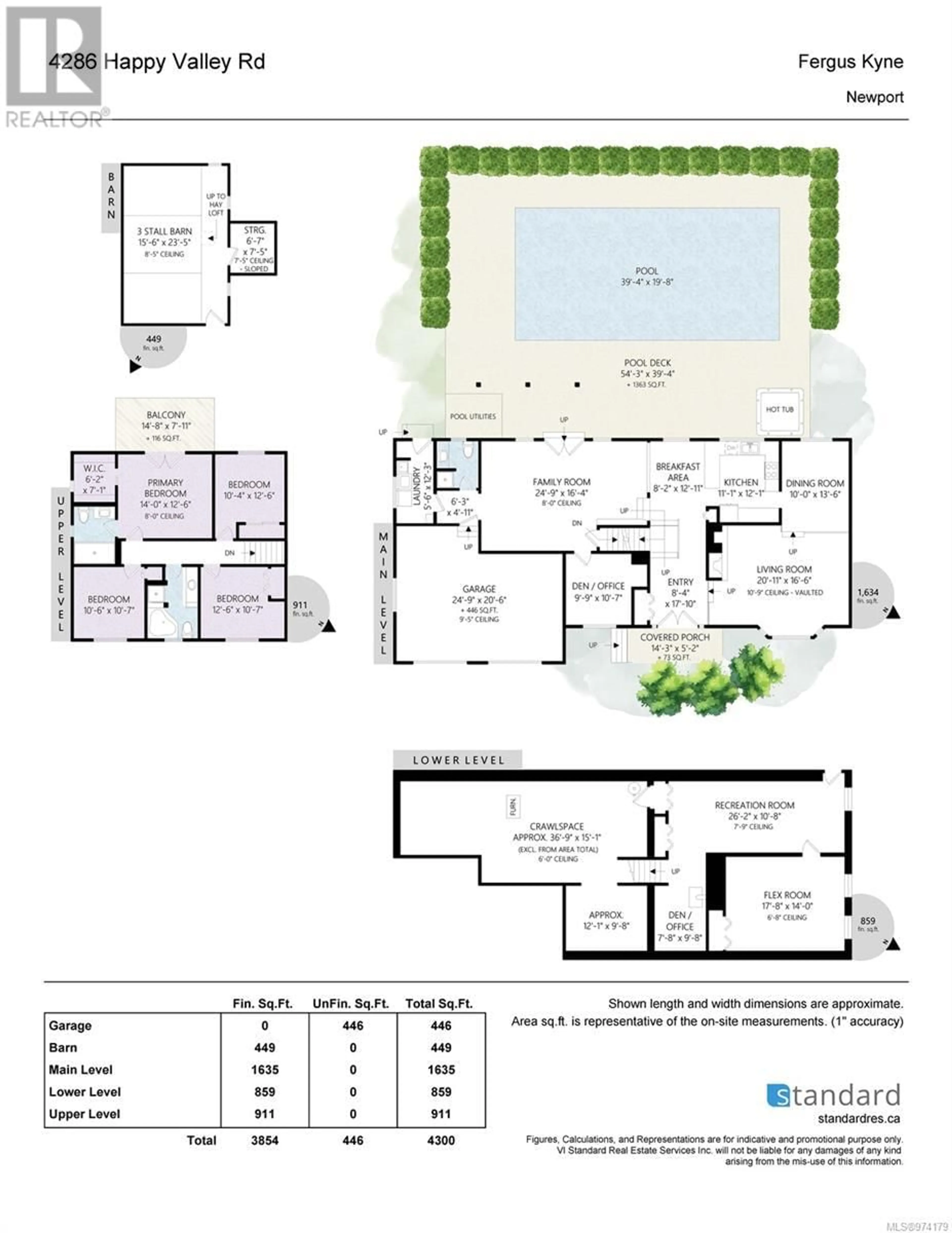 Floor plan for 4286 Happy Valley Rd, Metchosin British Columbia V9C3Y1