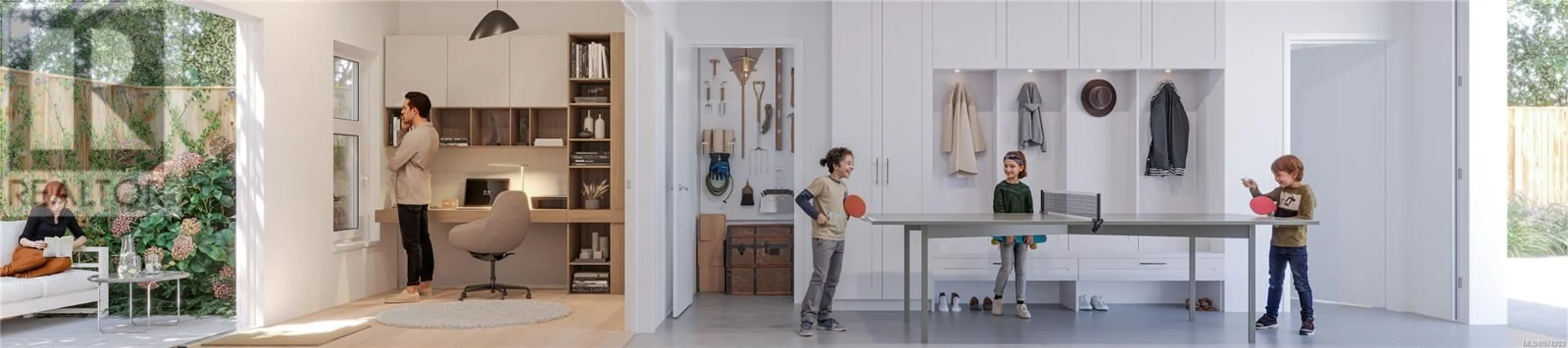 Indoor entryway, wood floors for 7 2538 Shelbourne St, Victoria British Columbia V8R4L5