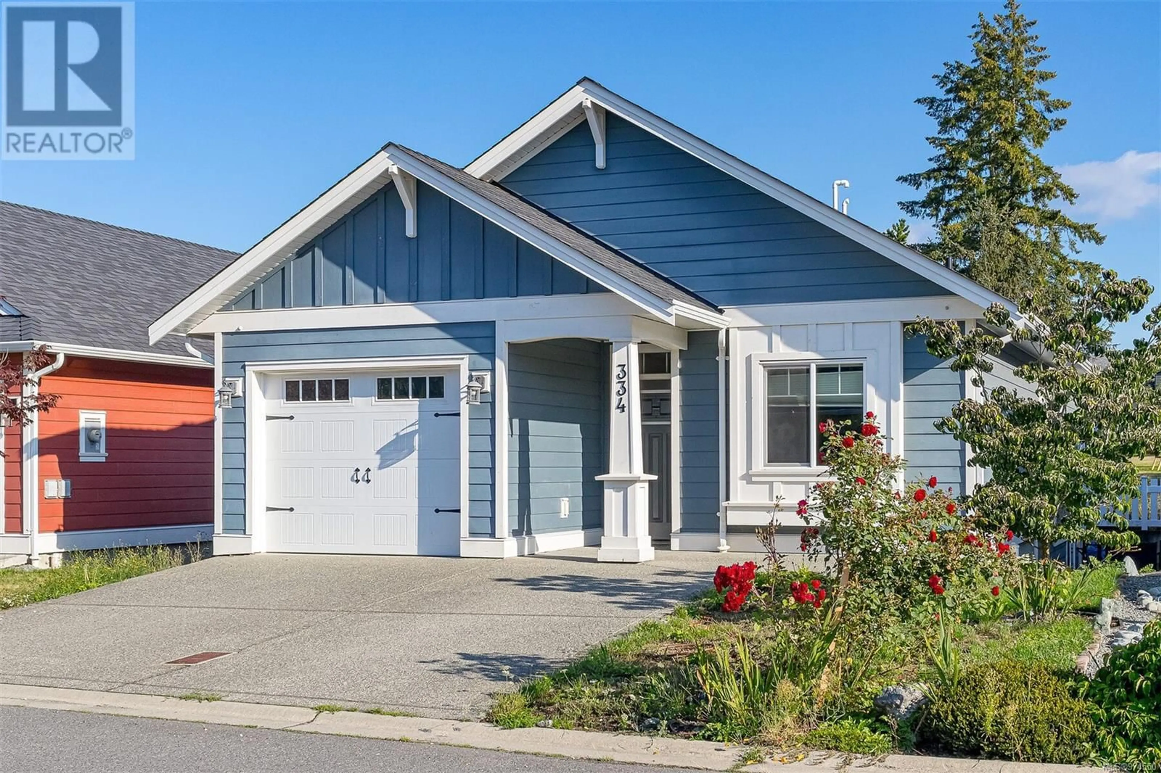 Frontside or backside of a home, cottage for 334 Edgewood Cres, Duncan British Columbia V9L0G6