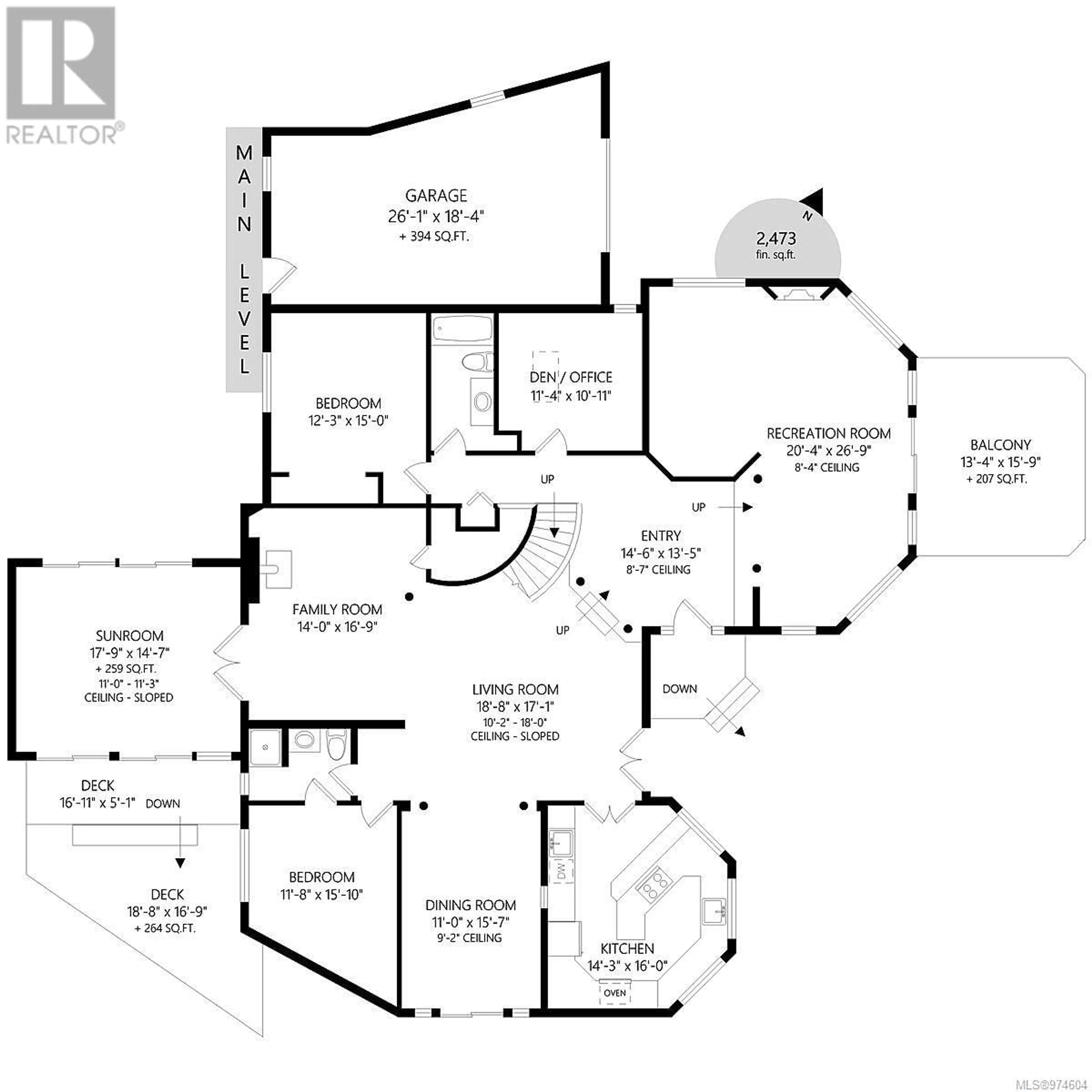 Floor plan for 8626 Lochside Dr, North Saanich British Columbia V8L1M7