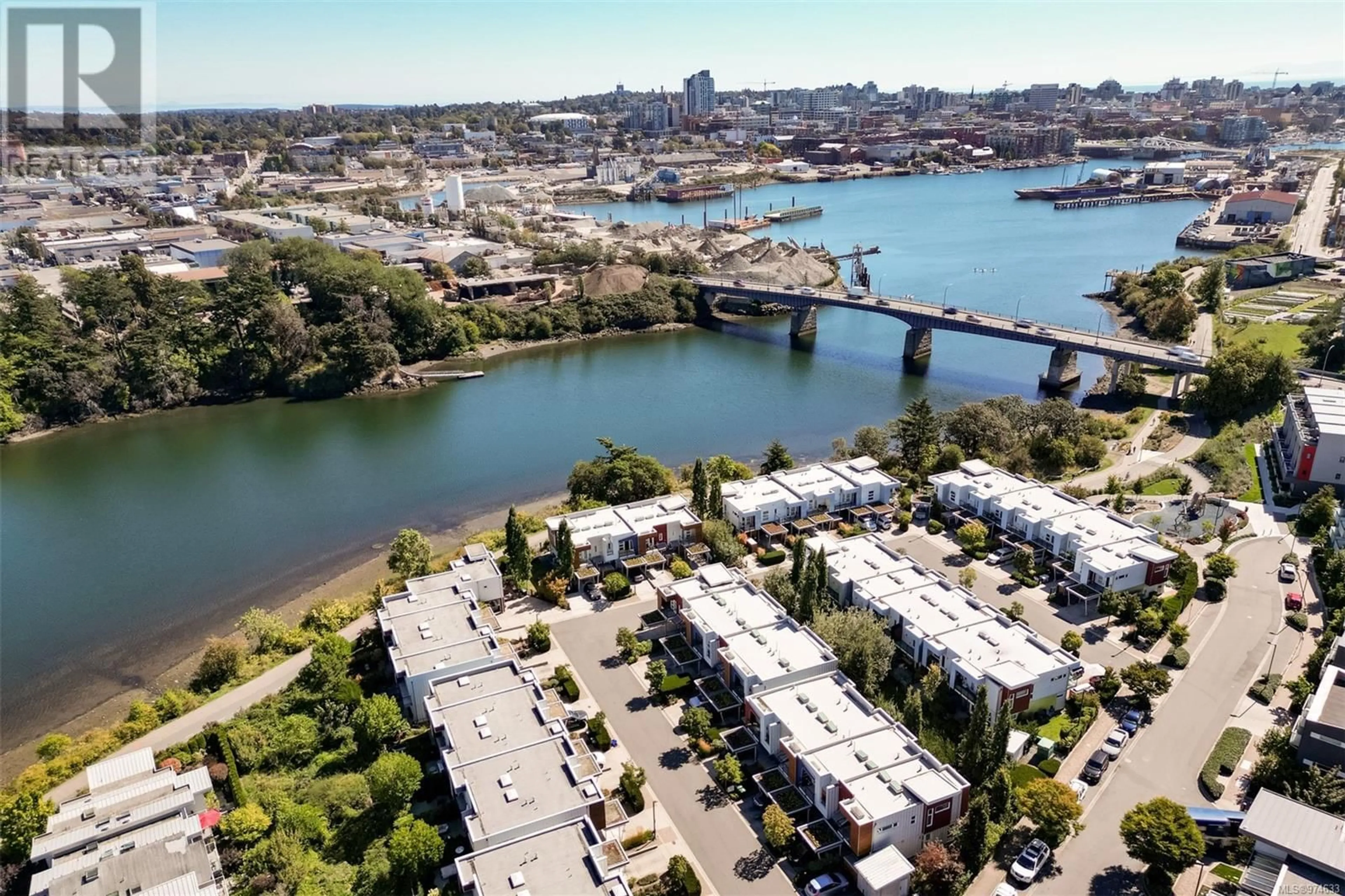 A pic from exterior of the house or condo, the view of lake or river for 26 785 Central Spur Rd, Victoria British Columbia V9A7S1