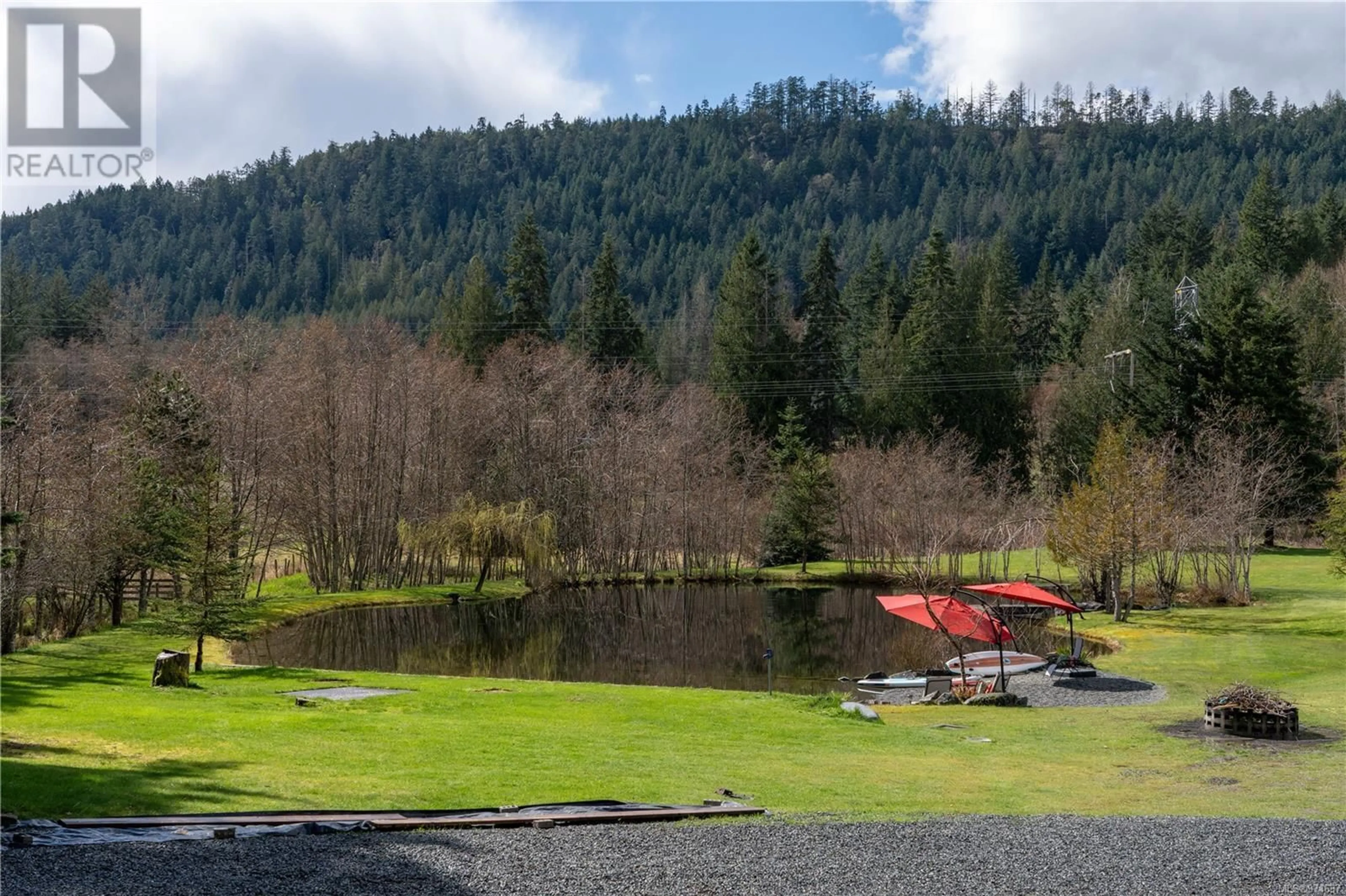 Patio, the view of lake or river for 3810 Riverside Rd, Duncan British Columbia V9L6M9