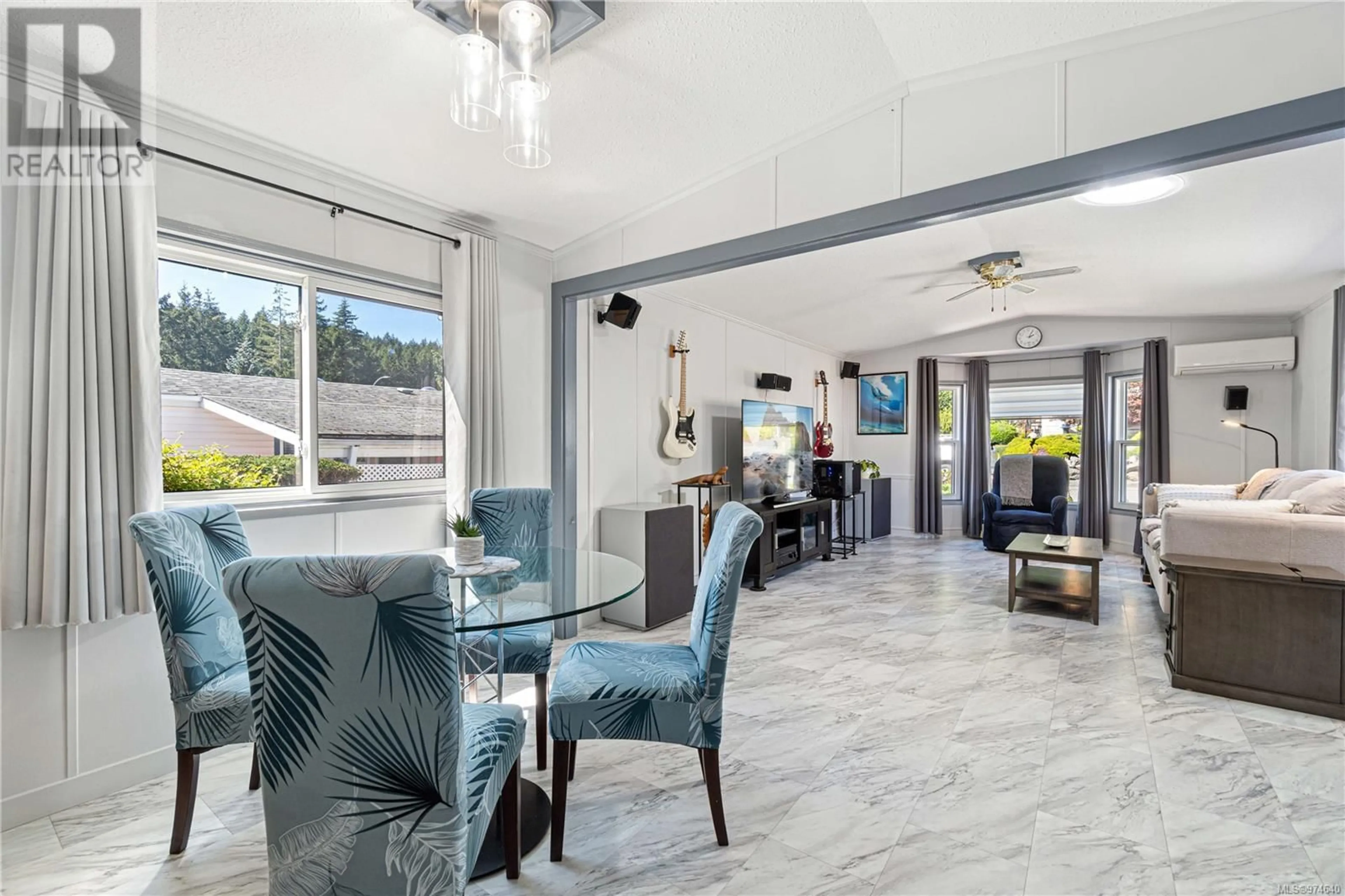 Dining room, ceramic floors, cottage for 1097 Morrell Cir, Nanaimo British Columbia V9R6K6