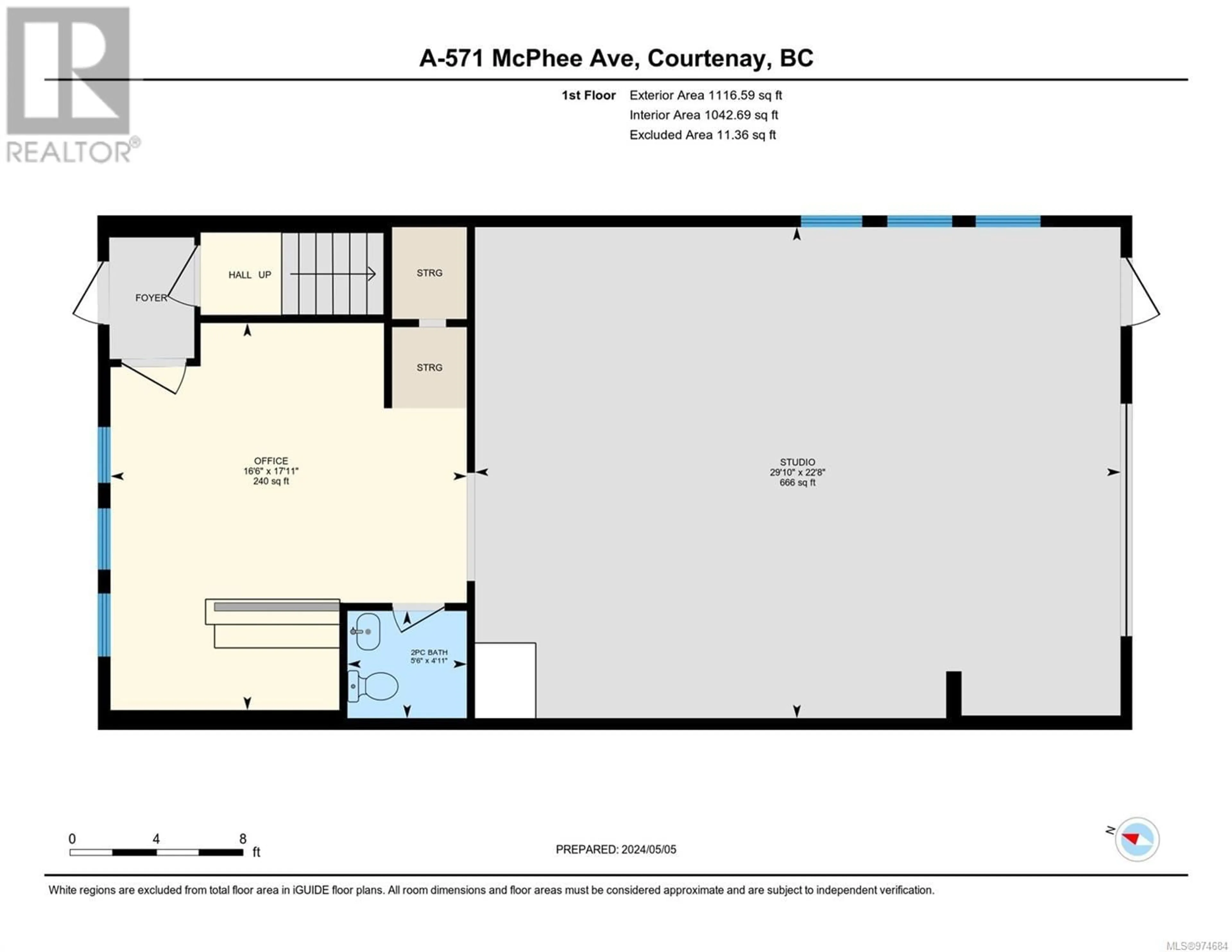 Floor plan for 571A McPhee Ave, Courtenay British Columbia V9N2Z7