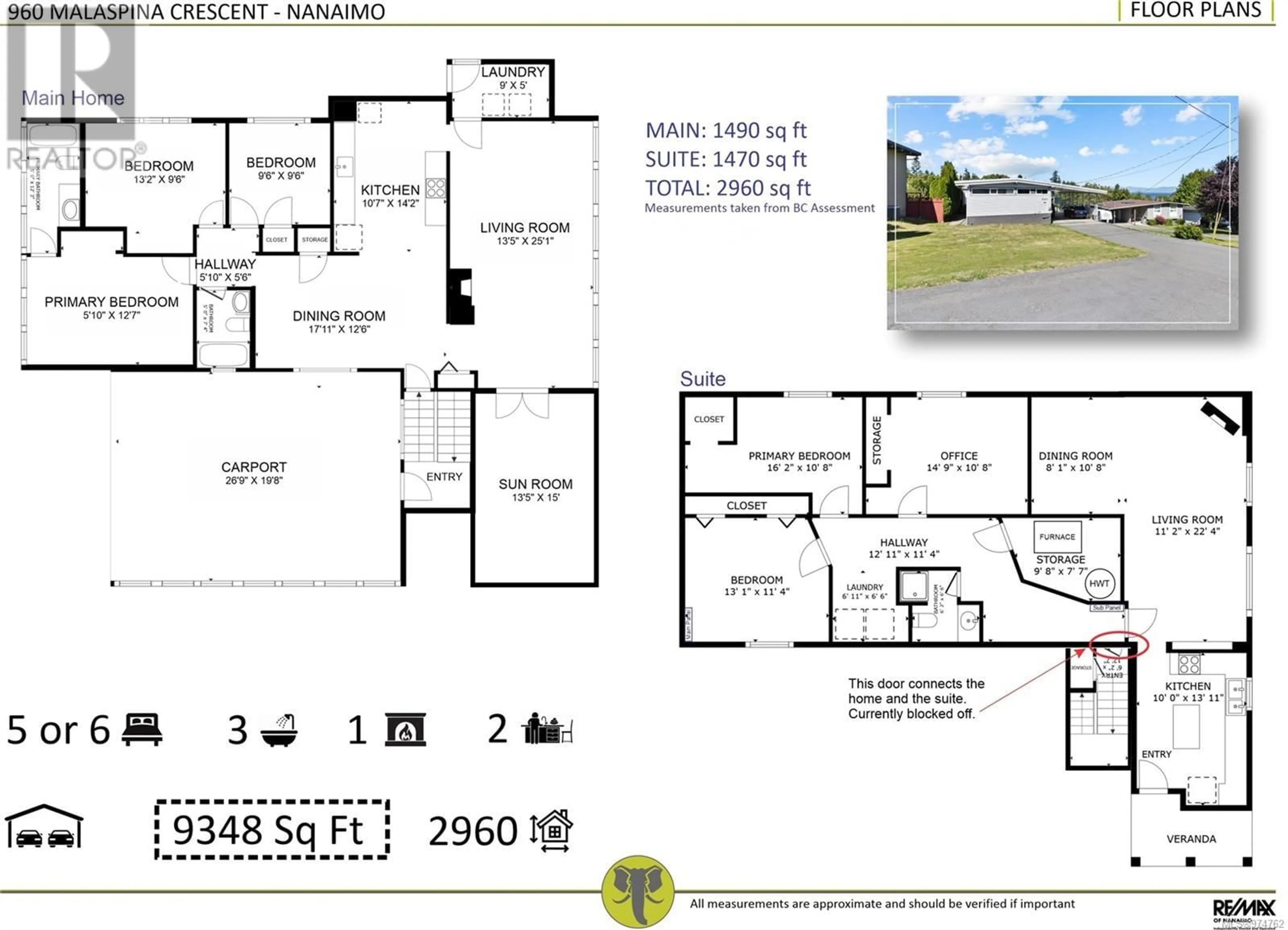 Floor plan for 960 Malaspina Cres, Nanaimo British Columbia V9S2Z7