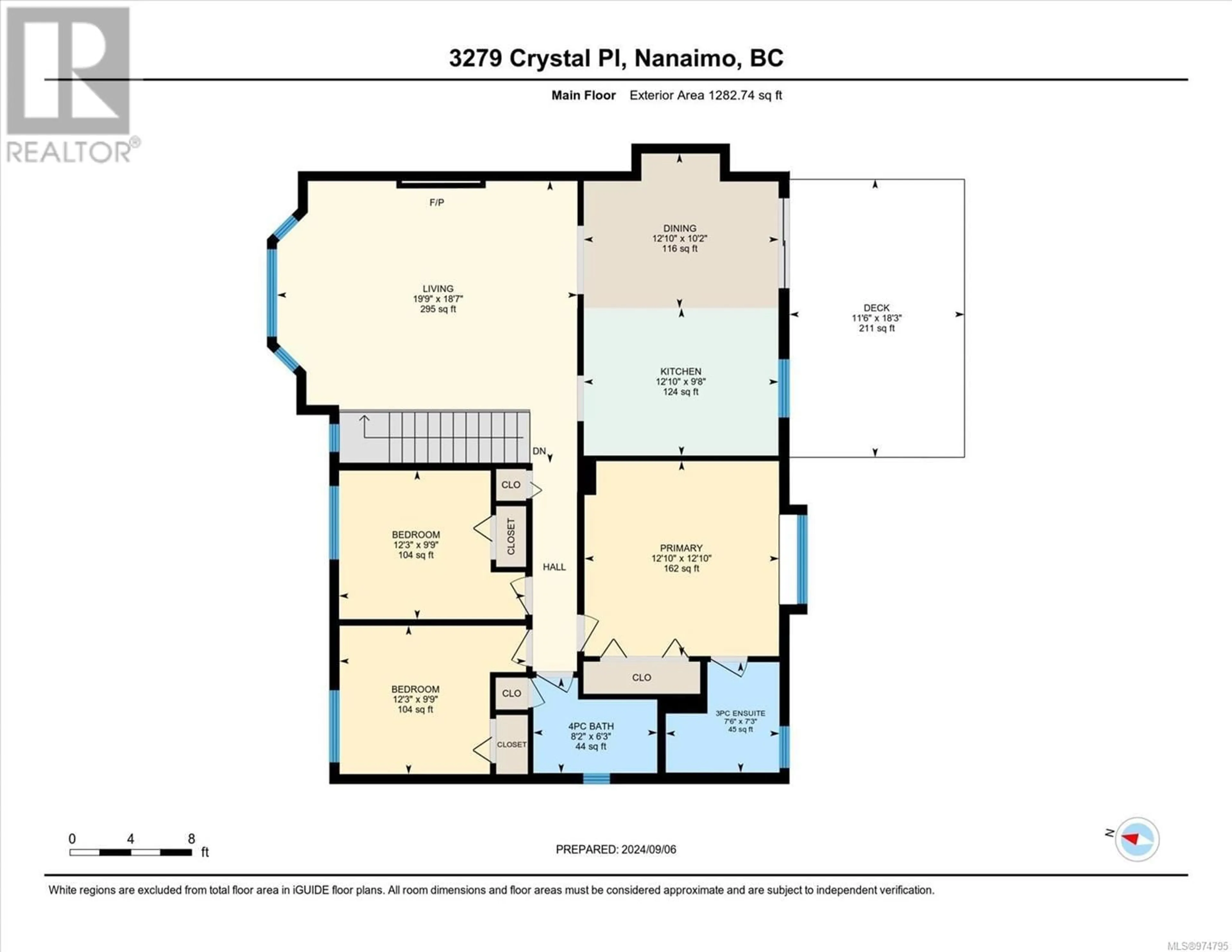 Floor plan for 3279 Crystal Pl, Nanaimo British Columbia V9T2S2